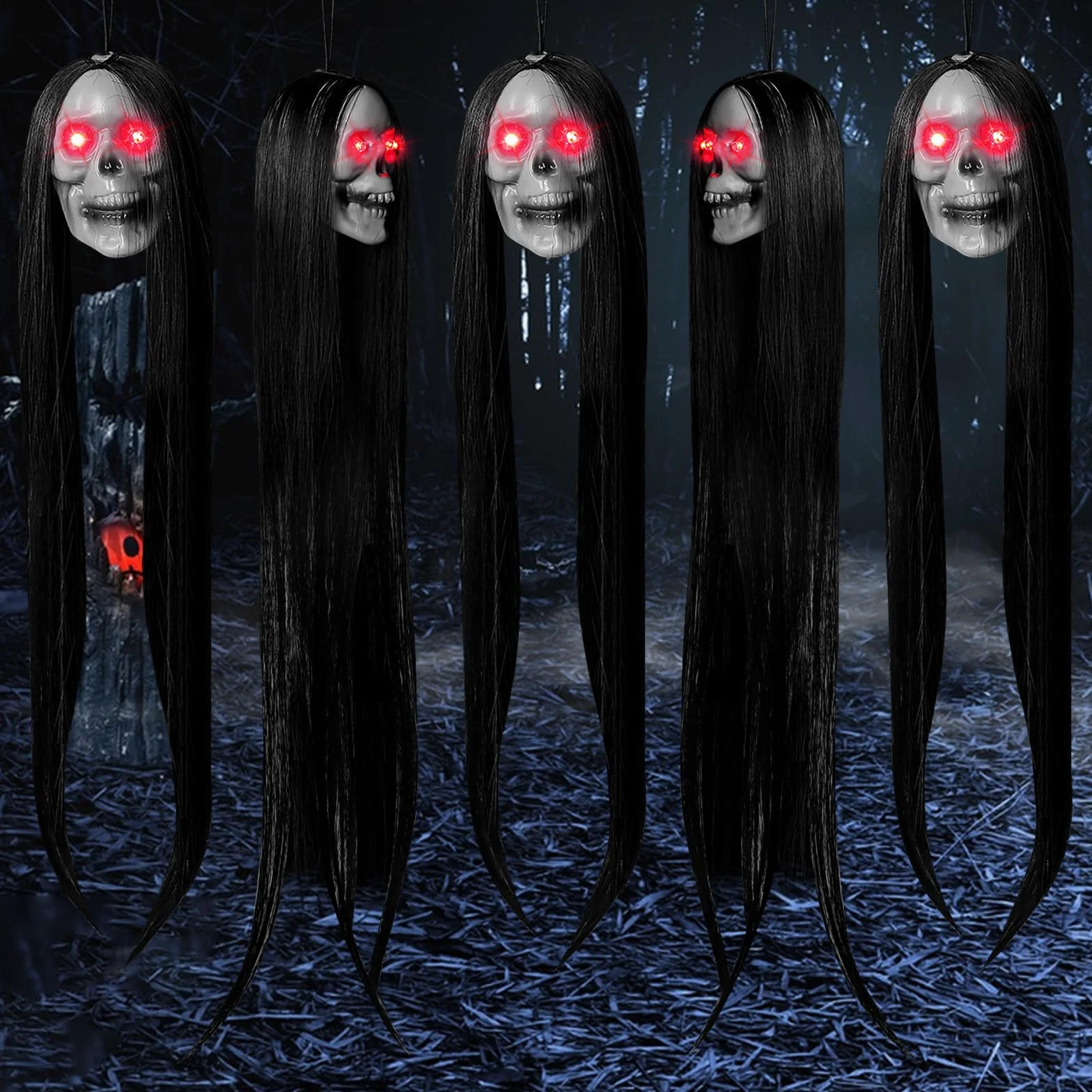 Świeca Czaszka - Świeca z czaszką - Dekoracja Halloween - Gotycka - Grunge'owa dekoracja Skull Low-Poly