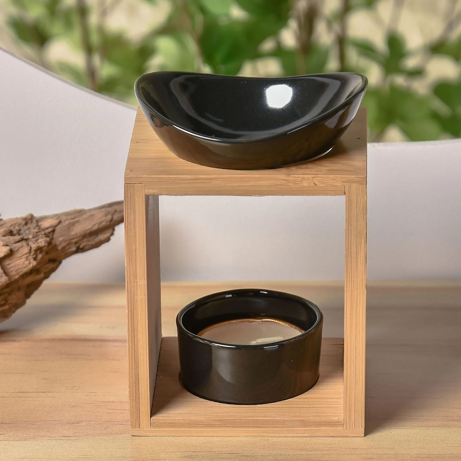 Zen'Arôme - Naturéa Kalos Palnik Perfumy - Palnik olejków eterycznych, zapach topnienia, kwadrat wosku zapachowego - Miękkie ciepło - Aromaterapia - Przedmiot dekoracyjny i terapeutyczny
