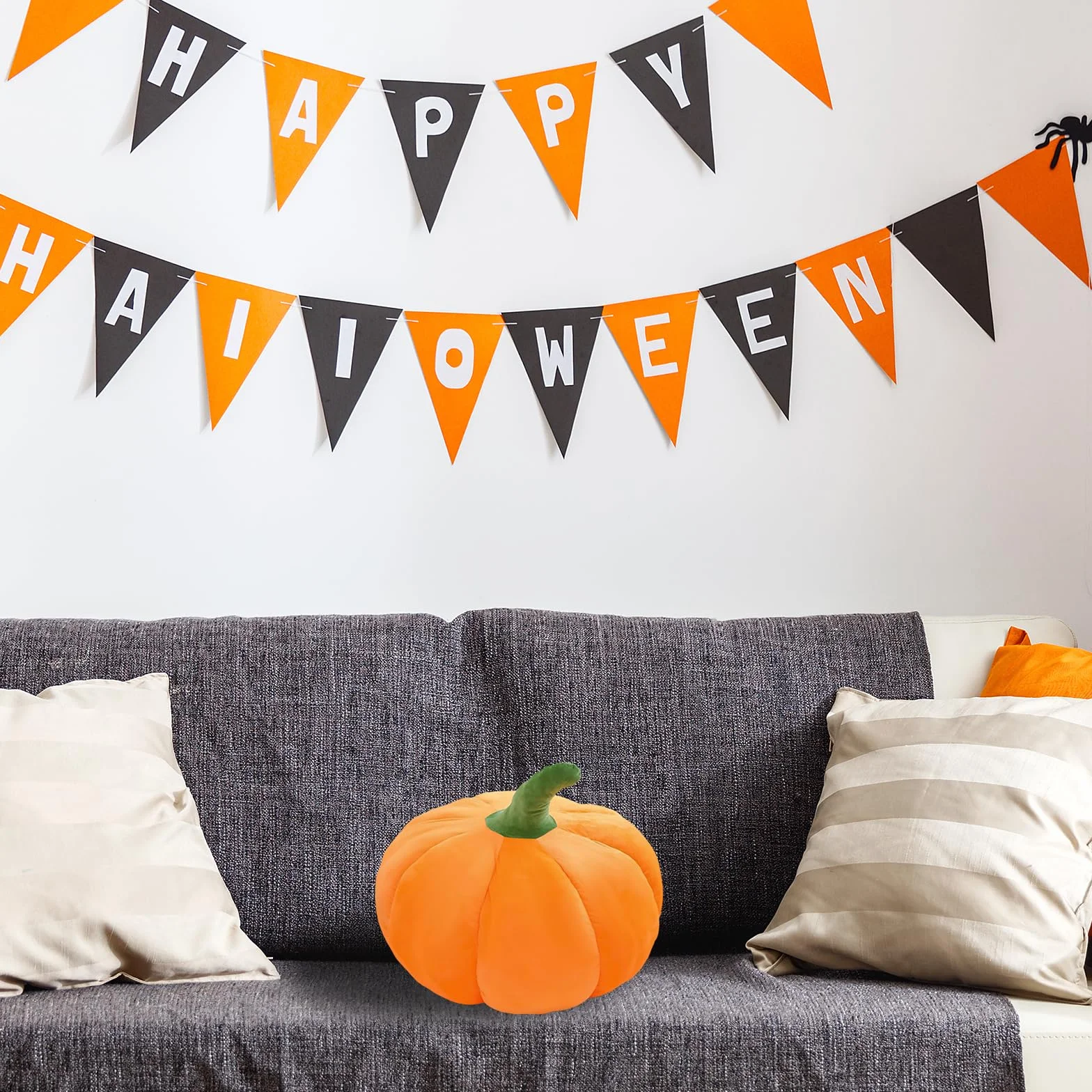dynia poduszka, dynia poduszka dekoracyjna, 3D pluszowa dynia poduszka do rzucania, dynia poduszka z pluszu na Halloween, dekoracja domu na Święto Zbiorów, Boże Narodzenie, sypialnia