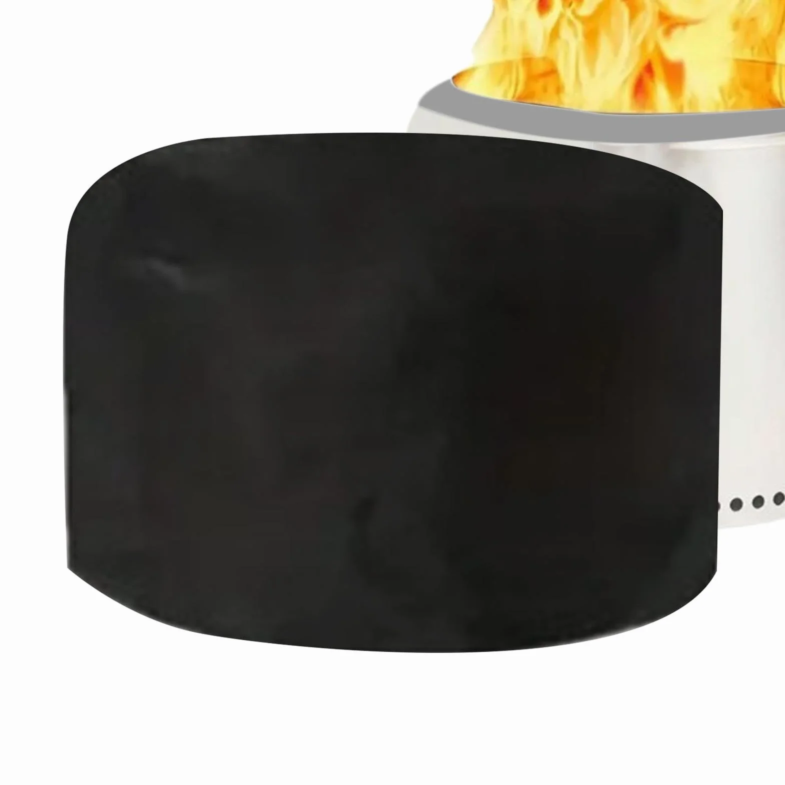 Pokrowiec na palenisko, 210d Oxford Fire Pit Cover Round Fire Pit Cover, 210d Oxford Round Fire Pit Cover Waterproof do kominka zewn?trznego, , palenisko do u?ytku na zewn?trz, grillowania