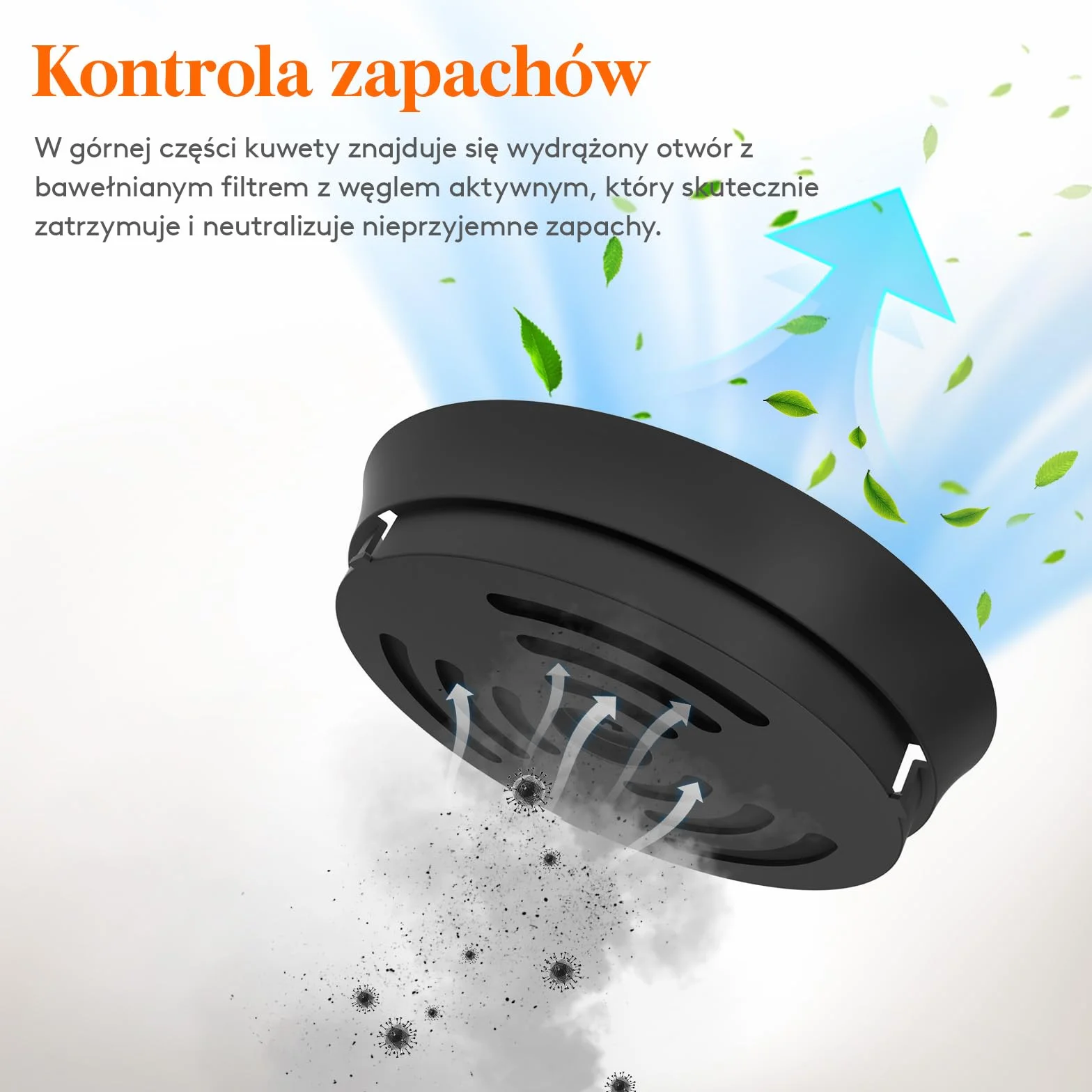 Lifewit Kuweta dla kota z filtrem węglowym, ukryta, Czarna