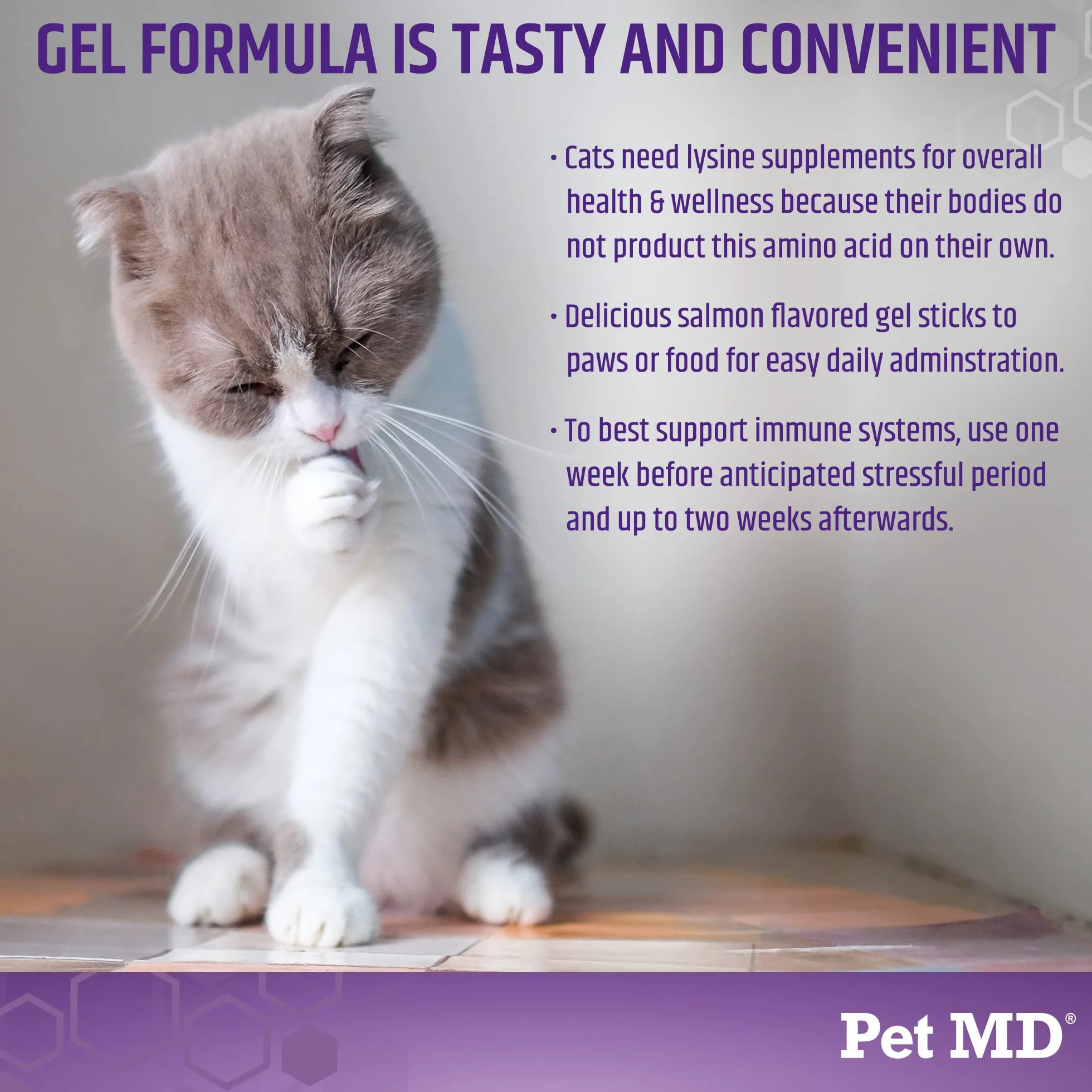 Pet MD Lysine Support Gel dla kotów 50 ml - L-Lysine wsparcie alergii i odporności