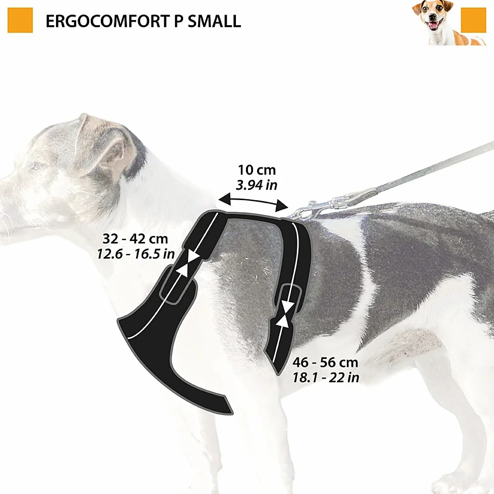 Ferplast szelki dla psa ERGOCOMFORT S niebieskie 32-42 cm 46-56 cm