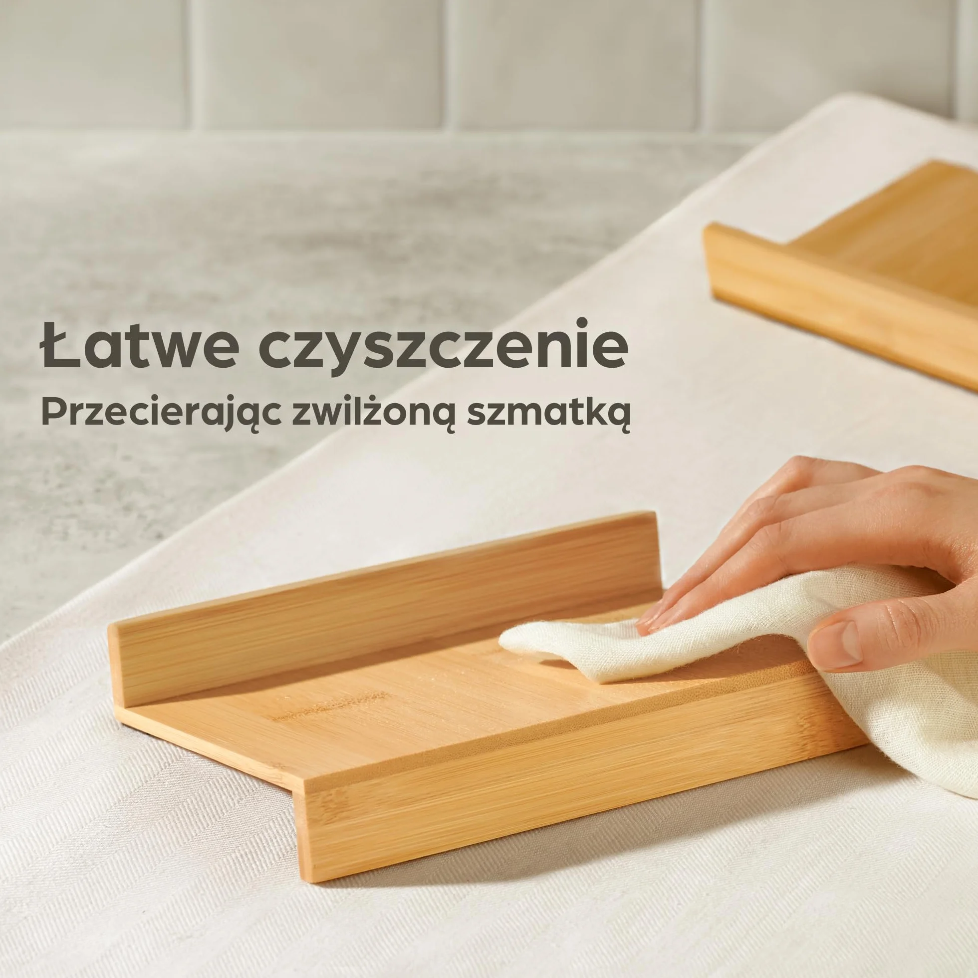 Stojak na Przyprawy do Szuflady Bambusa FSC® - na 12 słoiczki z przyprawami (19 x 13 x 3 cm) - z matą antypoślizgową - 3 tier, organizer na przyprawy