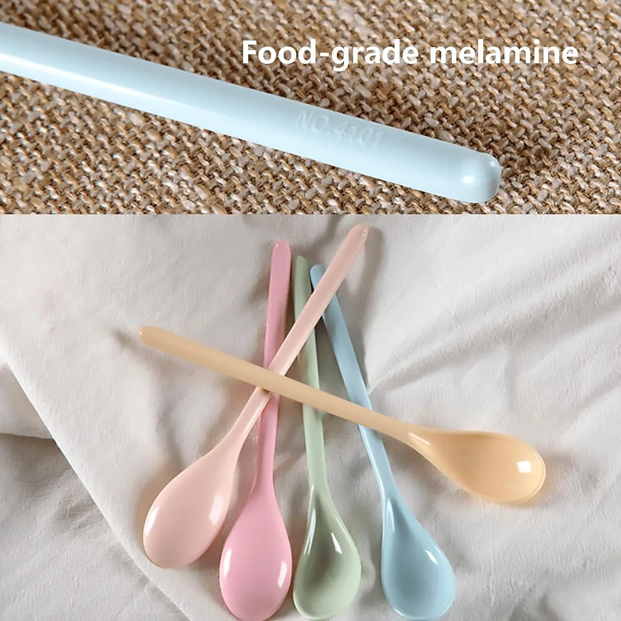 5 sztuk mała łyżka, kolorowe plastikowe łyżki, kolorowe łyżki do kawy, łyżki do deserów, kawy, lodów, wielokrotnego użytku