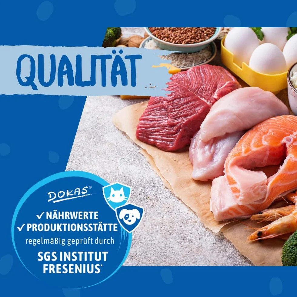 DOKAS Pierś z kaczki w kawałkach – bezglutenowa przekąska premium w praktycznym rozmiarze dla psów – idealna do treningu – 1 x 200 g
