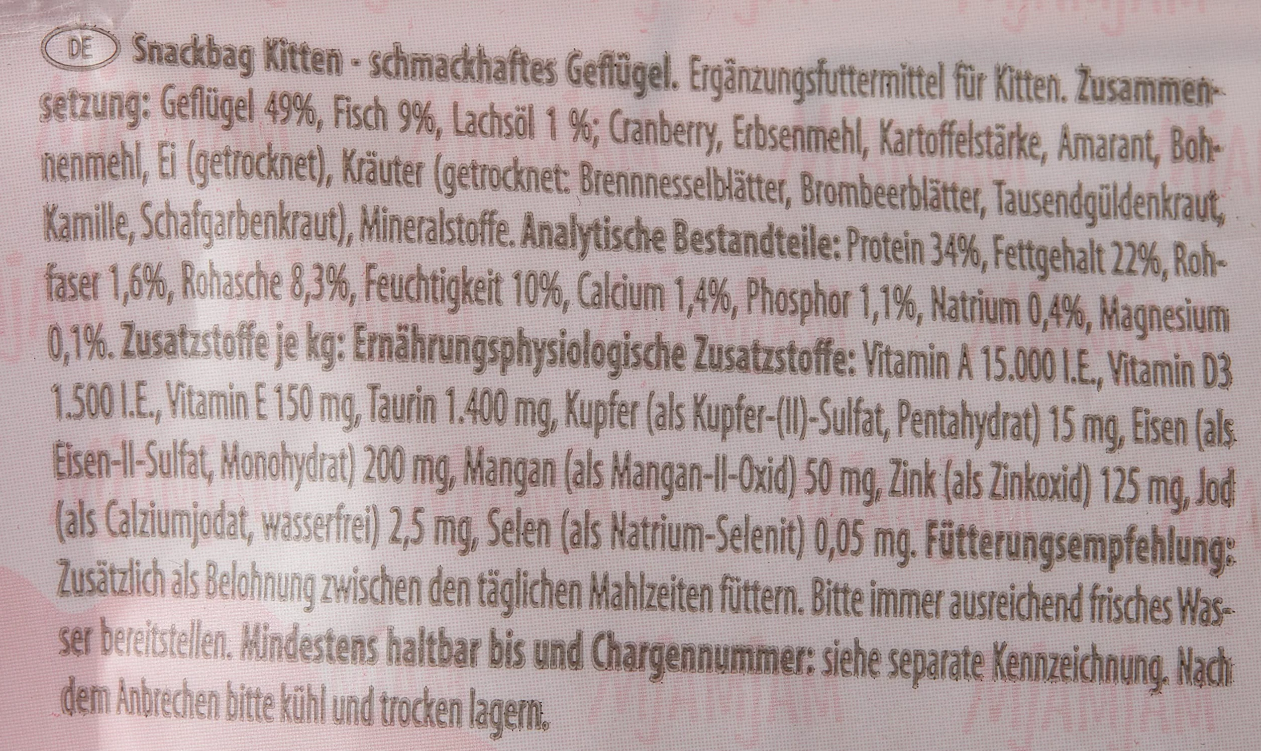 MjAMjAM przekąska dla kota Snackbag Kitten drób 125g