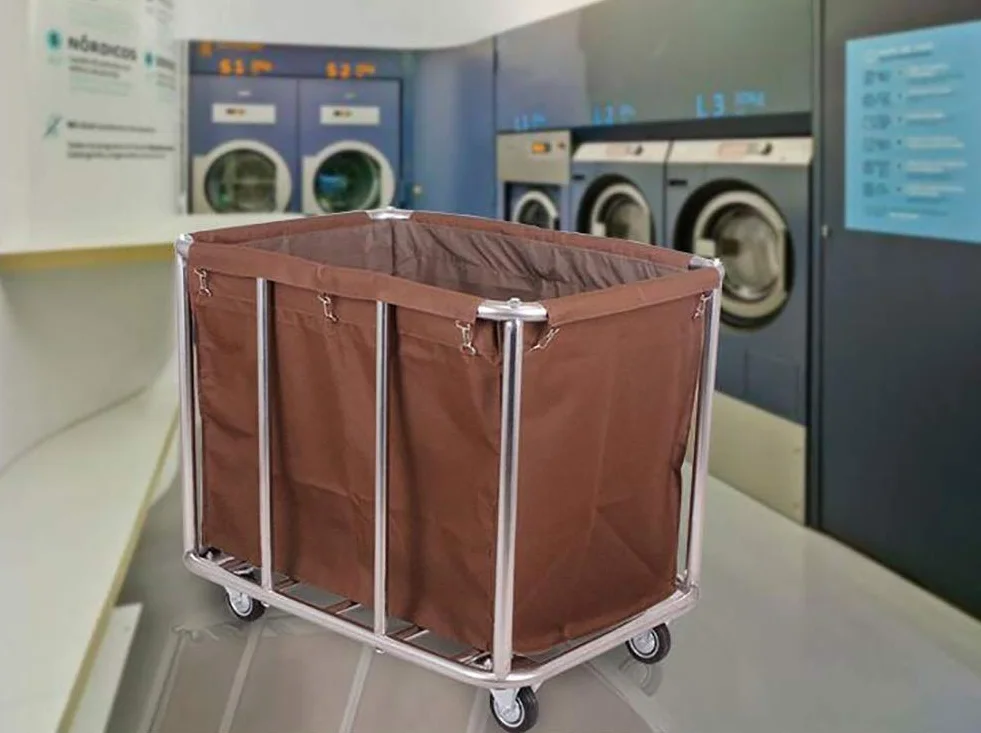 Wózki Do Przechowywania Ręczne, Ruchome Wózki Ruchome, Wózek Do Prania Do Szpitali Szkół, Ciężki Wózek Sortownika Z Odłączanymi Torbami Z Tkaniny/Style2/90 * 65 * 85Cm