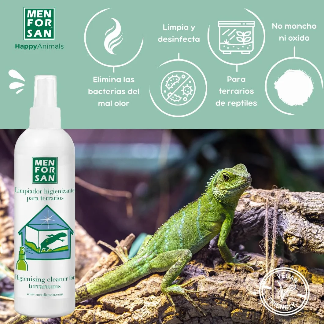 MENFORSAN Terrarium Sanitising Cleaner 250 ml Dezynfekuje dezodoruje