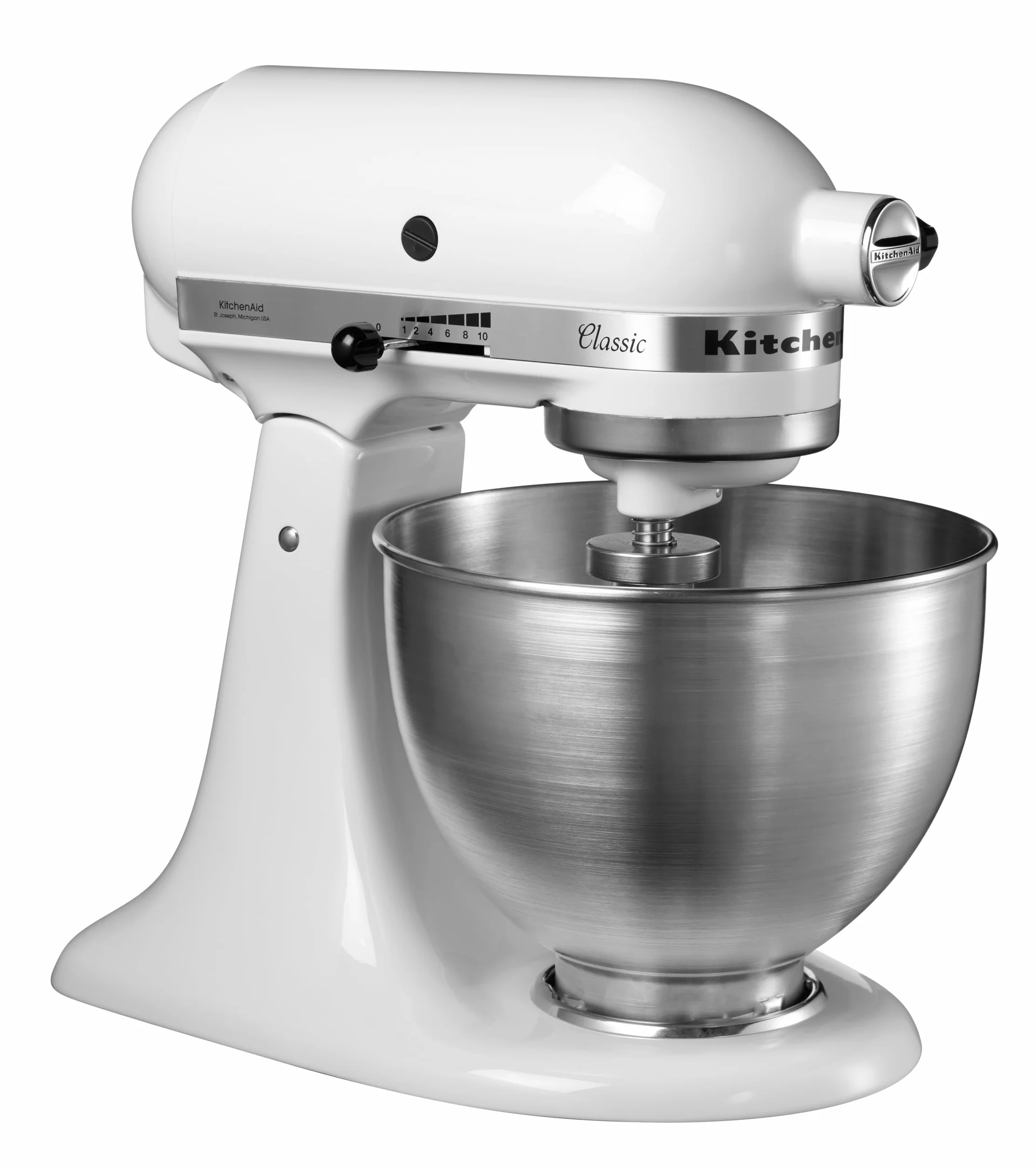 Kitchenaid Classic Robot Kuchenny, Biały/Srebrny, 4.3 l