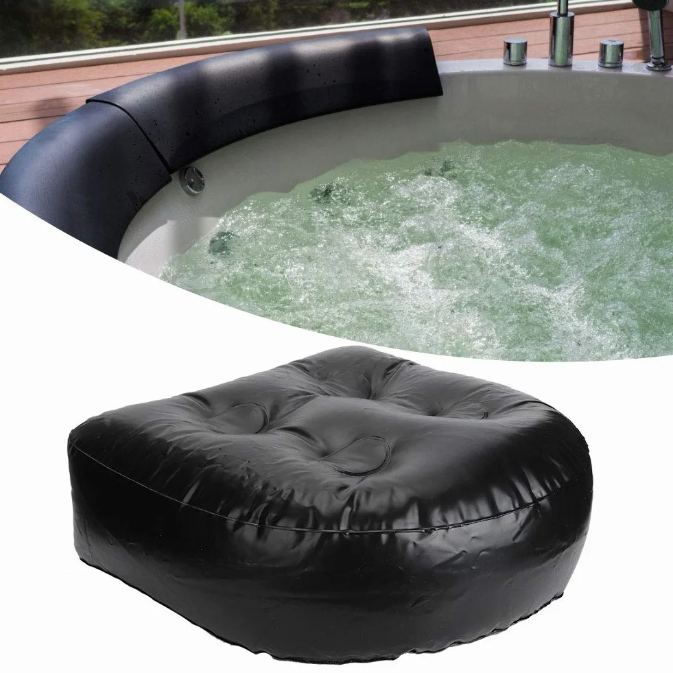 Poduszka do wanny, ciężka, odporna na ciepło wanna z hydromasażem, wygodne siedzisko z PVC nadmuchiwane do domu dla wszystkich spa i wanien z hydromasażem
