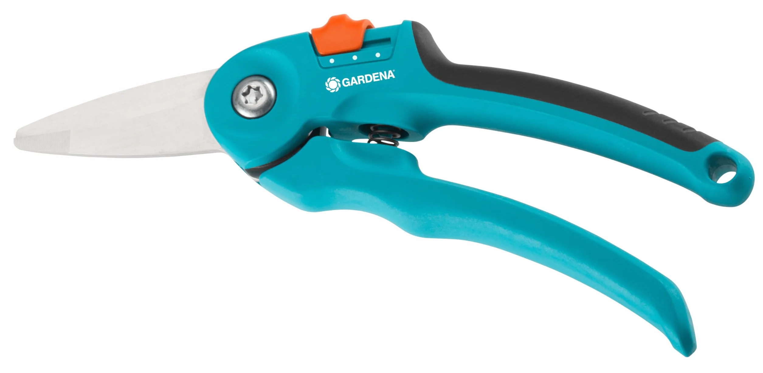 Gardena sekator balkonowy city gardening: ostrza ze stali szlachetnej, do cięcia kwiatów/ziół/gałęzi, jednoręczna blokada, 2 pozycje otwarcia uchwytu, 2 stopnie regulacji otwarcia uchwytu (8707-20)
