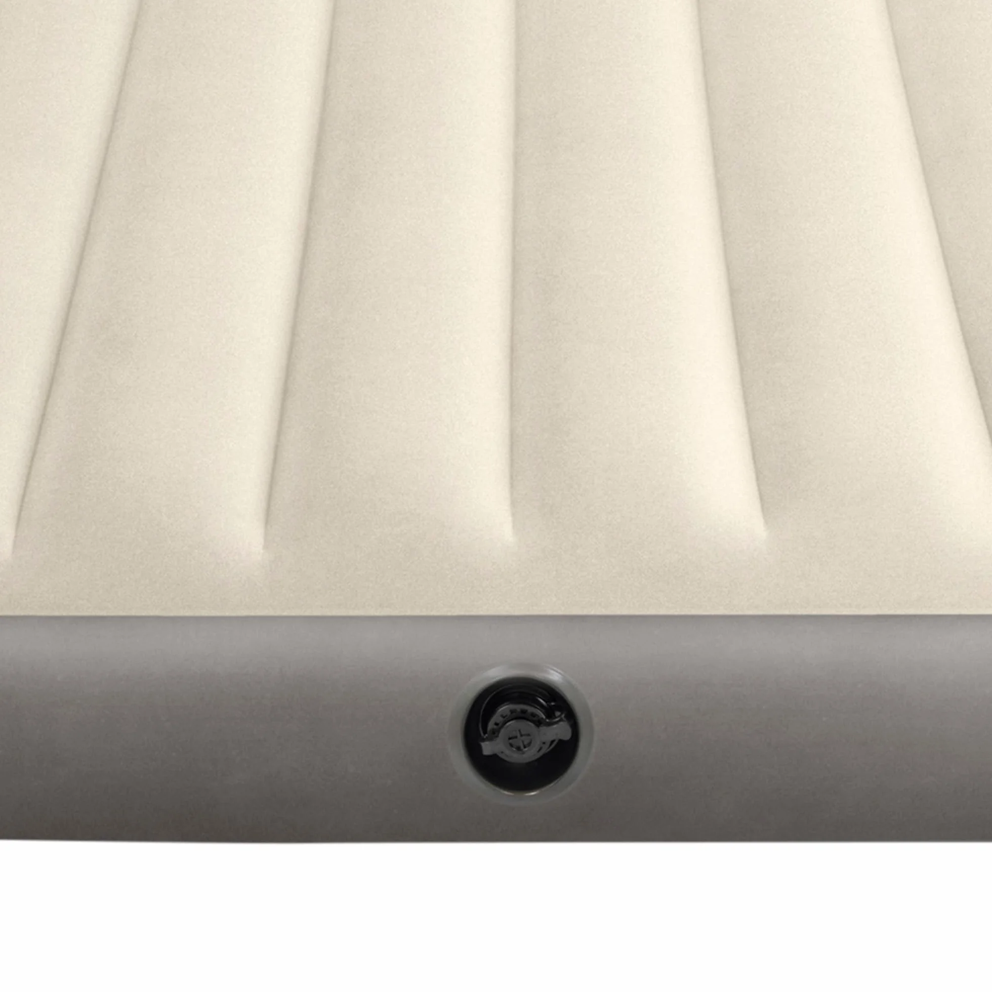 Intex Dura-Beam Materac Nadmuchiwany, Winyl, Szary, 191 x 137 x 25 cm