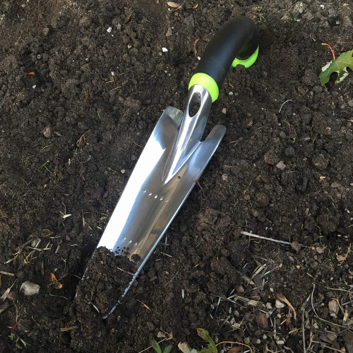 Radius Garden Ergonomiczna aluminiowa łopatka do przeszczepu, zielona, rozmiar uniwersalny