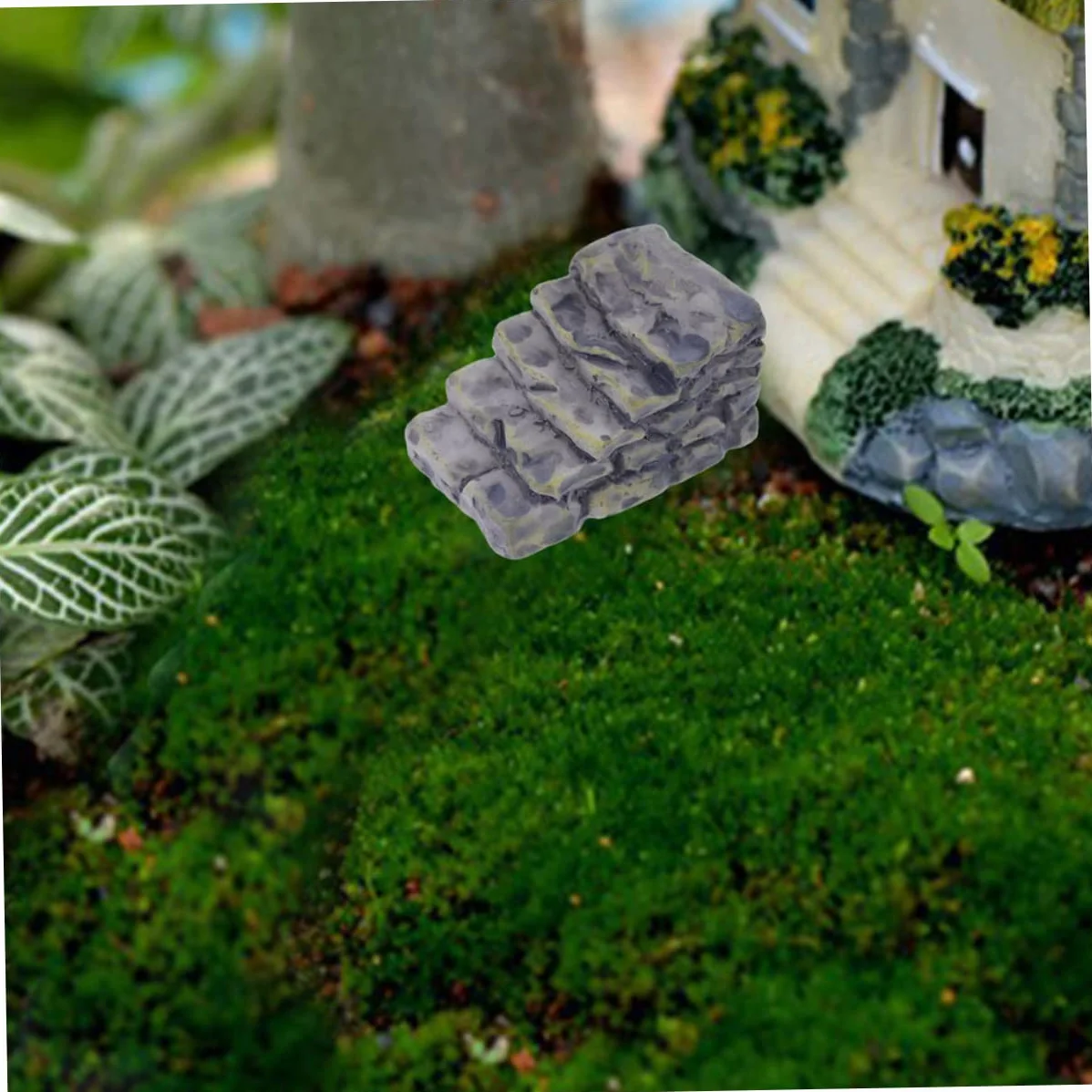10Kawałki Sztuk Żywicznych Mini Figuryn Dekoracje Do Krajobrazu Ozdoby Ogrodowe Do Mini Ogrodów i Domków Lalek