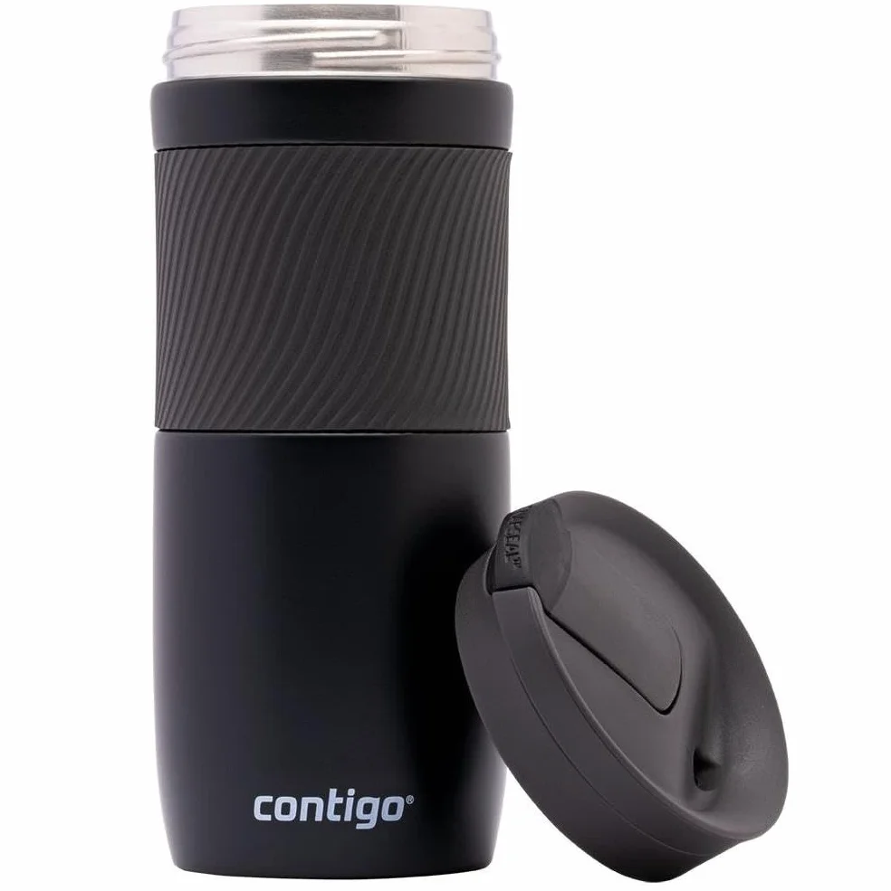 Contigo Unisex Byron 2095663 Kubek Termiczny, Czarny, 470 ml
