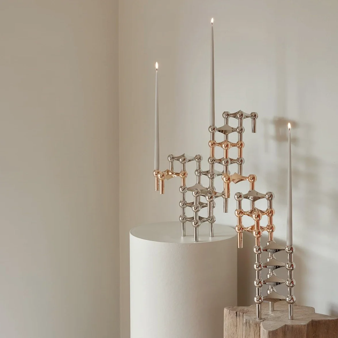 Stoff Nagel taper candles by Ester & Erik z wosku parafinowego w kolorze czarnym, czas palenia ok. 3,5 h, niekapiący, 6 sztuk, 36010
