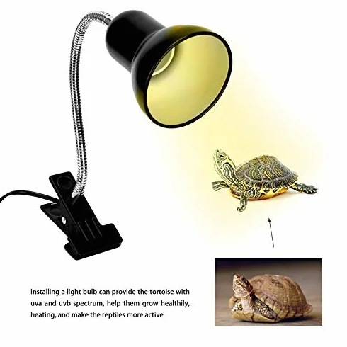 Zacisk Oprawa Lampy Reptile Sun Basking Lamp Clip Elastyczny Uchwyt na Lampę Grzewczą