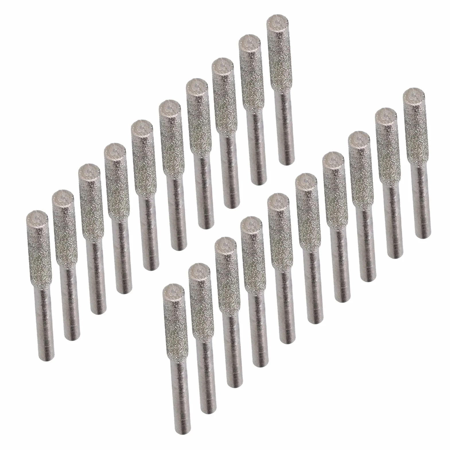 Zestaw 20 sztuk diamentowych ostrzarek do łańcuchów piłowych, narzędzie do ostrzenia łańcucha, kamień szlifierski do ostrzenia i szlifowania (4 mm)