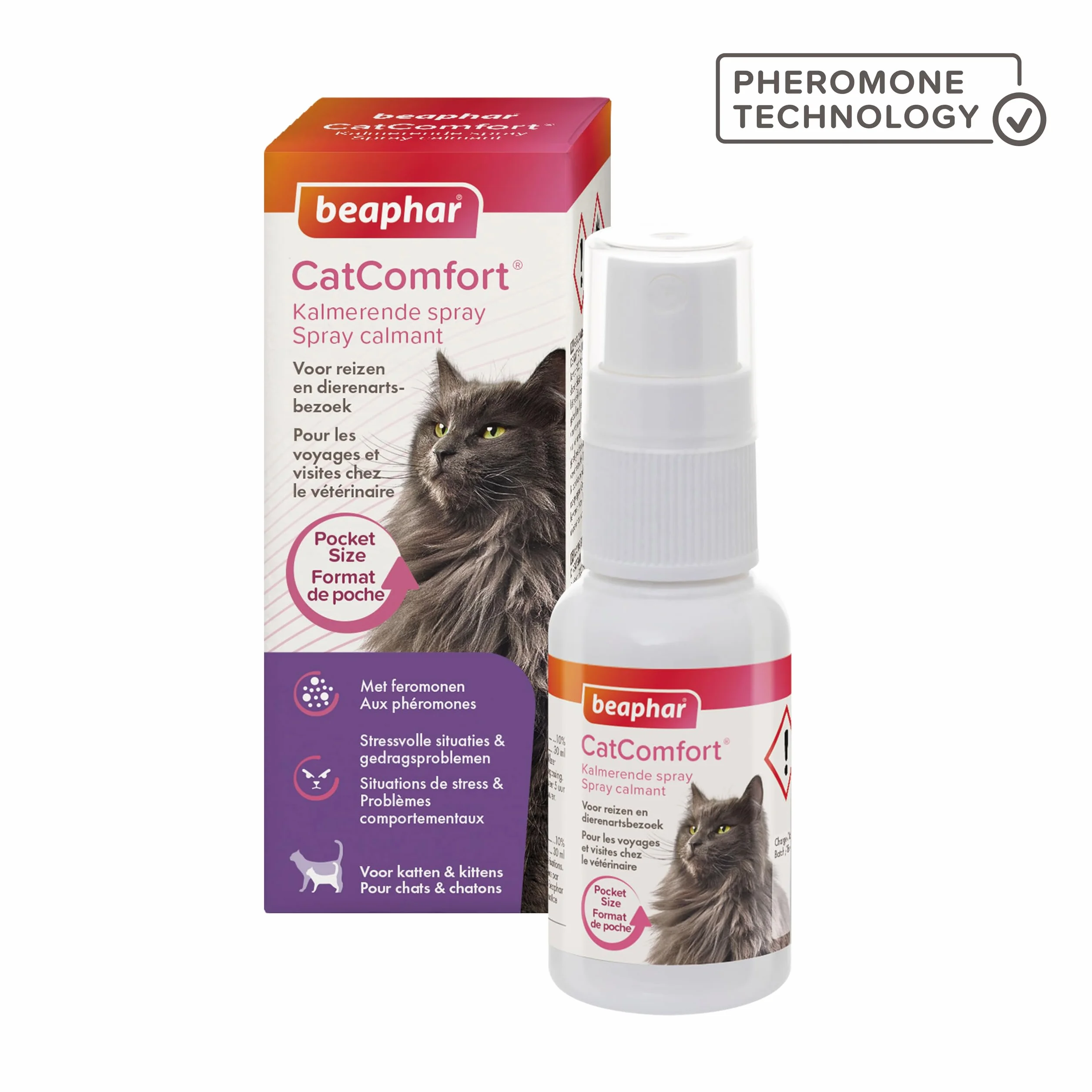 Beaphar CATCOMFORT feromonowy spray uspokajający dla kota 30 ml