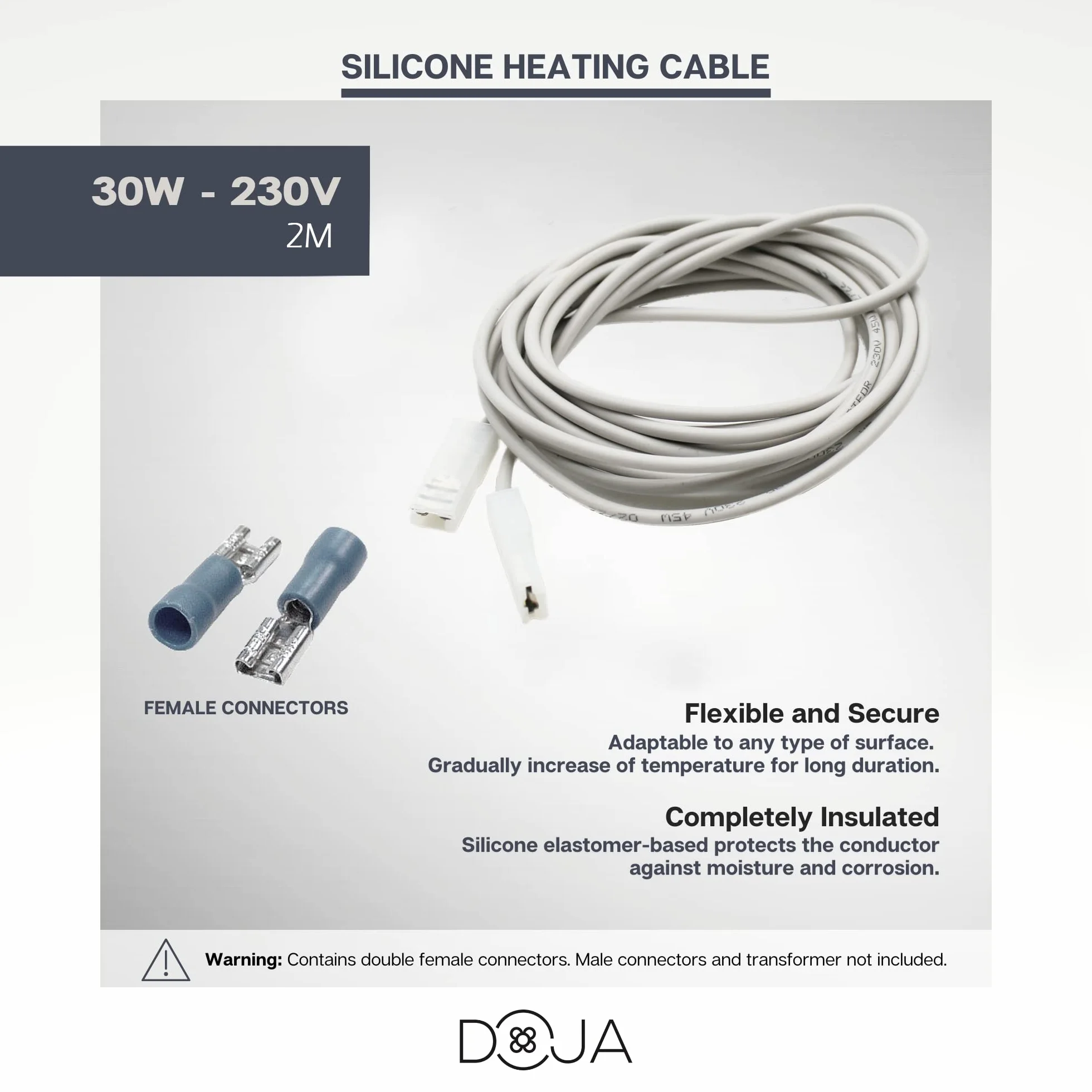 Kabel grzejny 30W 2m 230V do inkubatora jaj