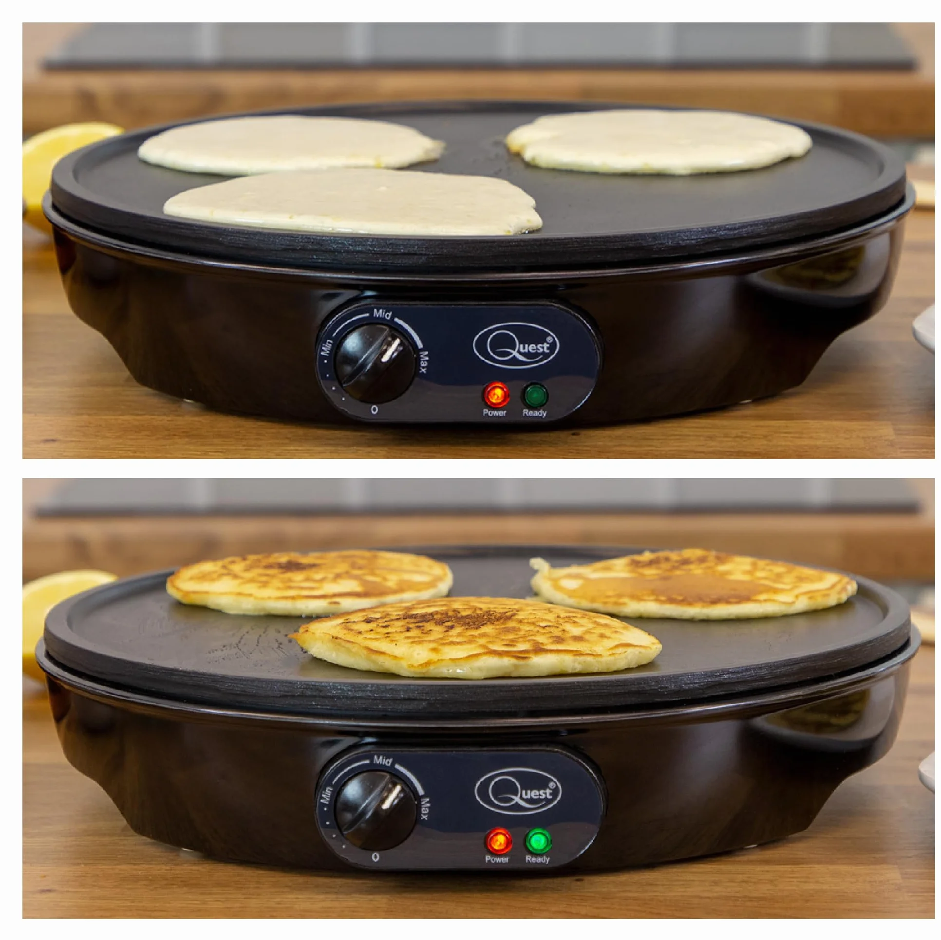 Quest 35540 Benross Electric Pancake Crepe Maker with Spreader, 1000 W by Quest
