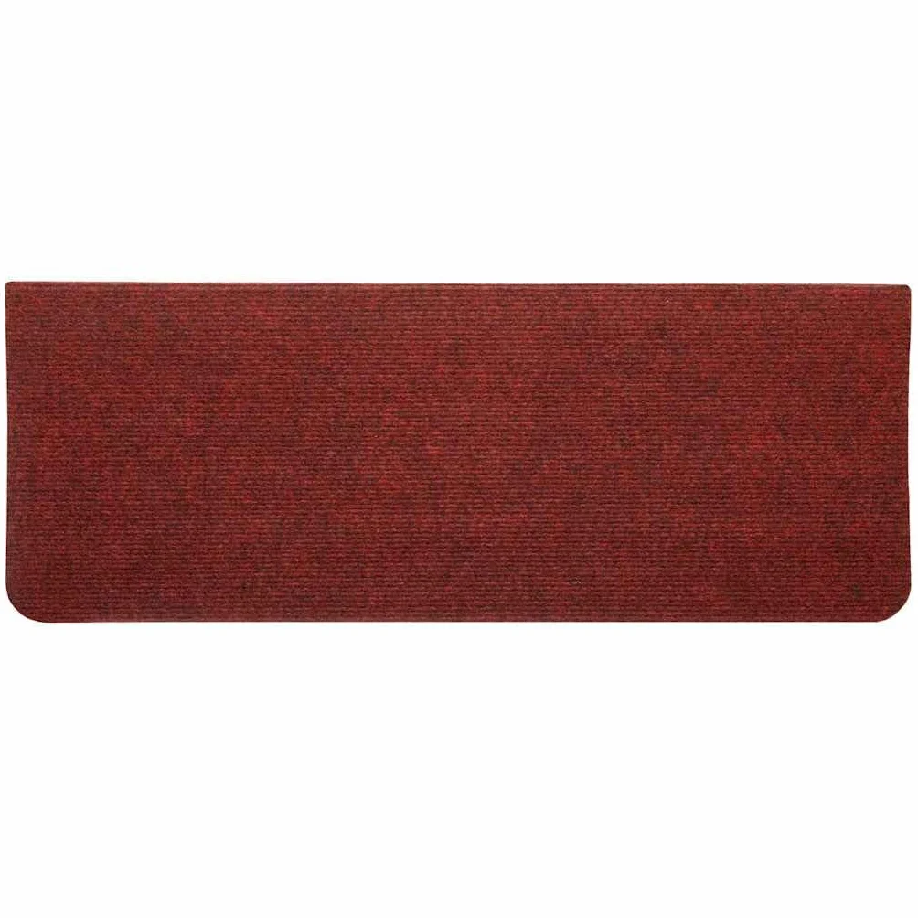 Générique Samoprzylepne maty na schody 30 szt. Czerwone 65x24,5x3,5 cm, Antypoślizgowy dźwiękochłonny filc igłowany, Można prać w pralce, chroni stopnie przed poślizgiem i zużyciem