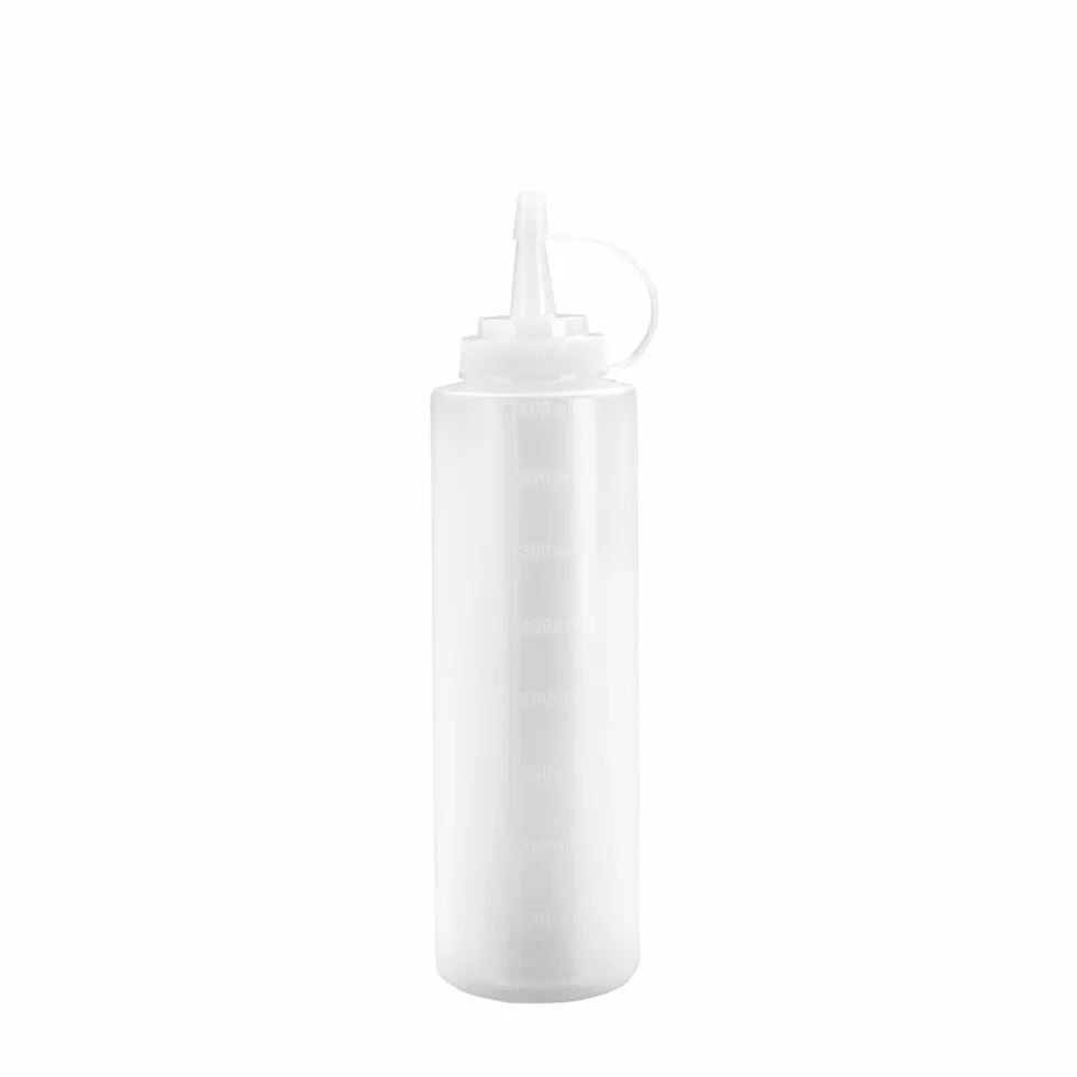 Ibili 773904 butelka do wyciskania 400 ml tworzywo sztuczne, biała, 400