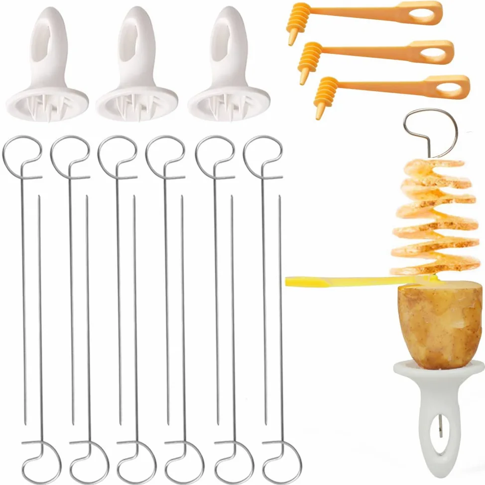 Spiral Virut Cutter, Spirala do ziemniaków, Cutter do wieży ziemniaczanej, odpowiedni do owoców, ziemniaków, wiórków tornado, ogórków itp