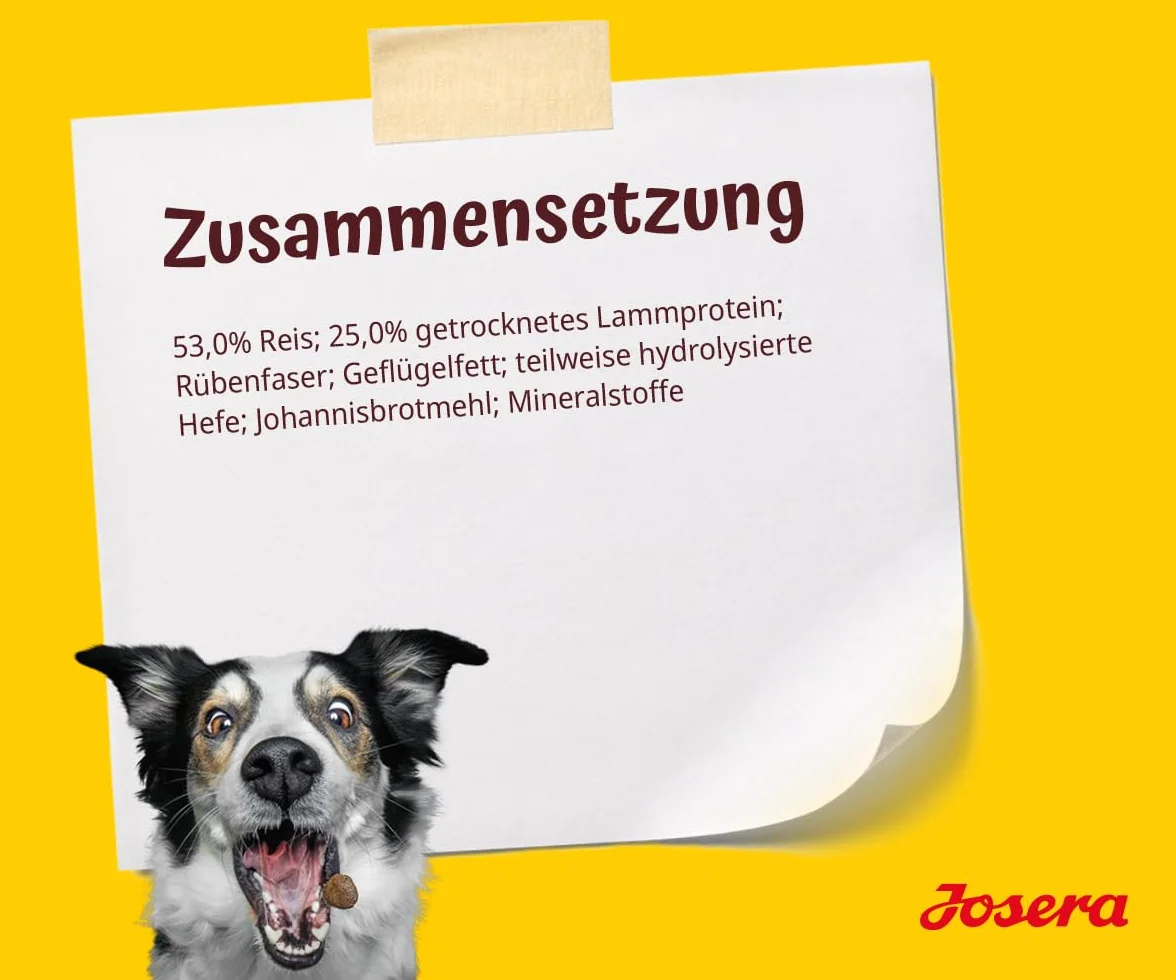JOSERA Jagnięcina i ryż sucha karma dla dorosłych psów 12,5 kg monoproteina niska zawartość białka