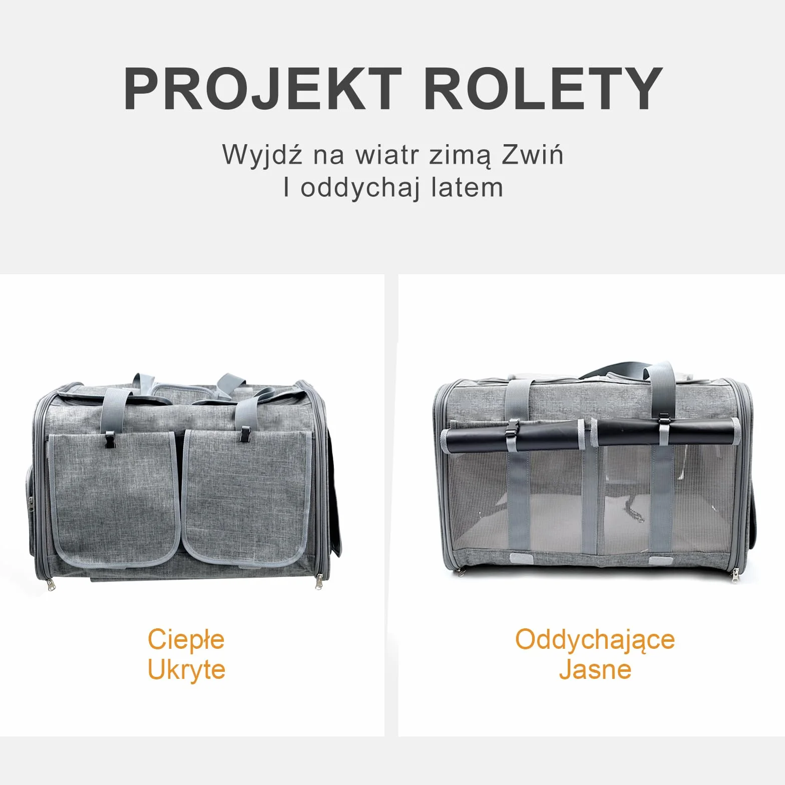 Transporter dla kota na Kółkach Torba Transportowa dla 2 koty