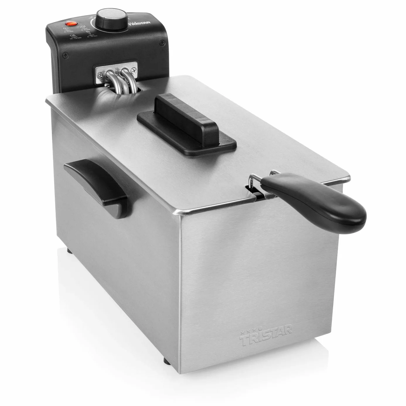 Tristar frytkownica Deep Fryer - pojemność 3 litry - moc 2000 W - wykończenie ze stali nierdzewnej - porcja nawet dla 4 osób - FR-6946