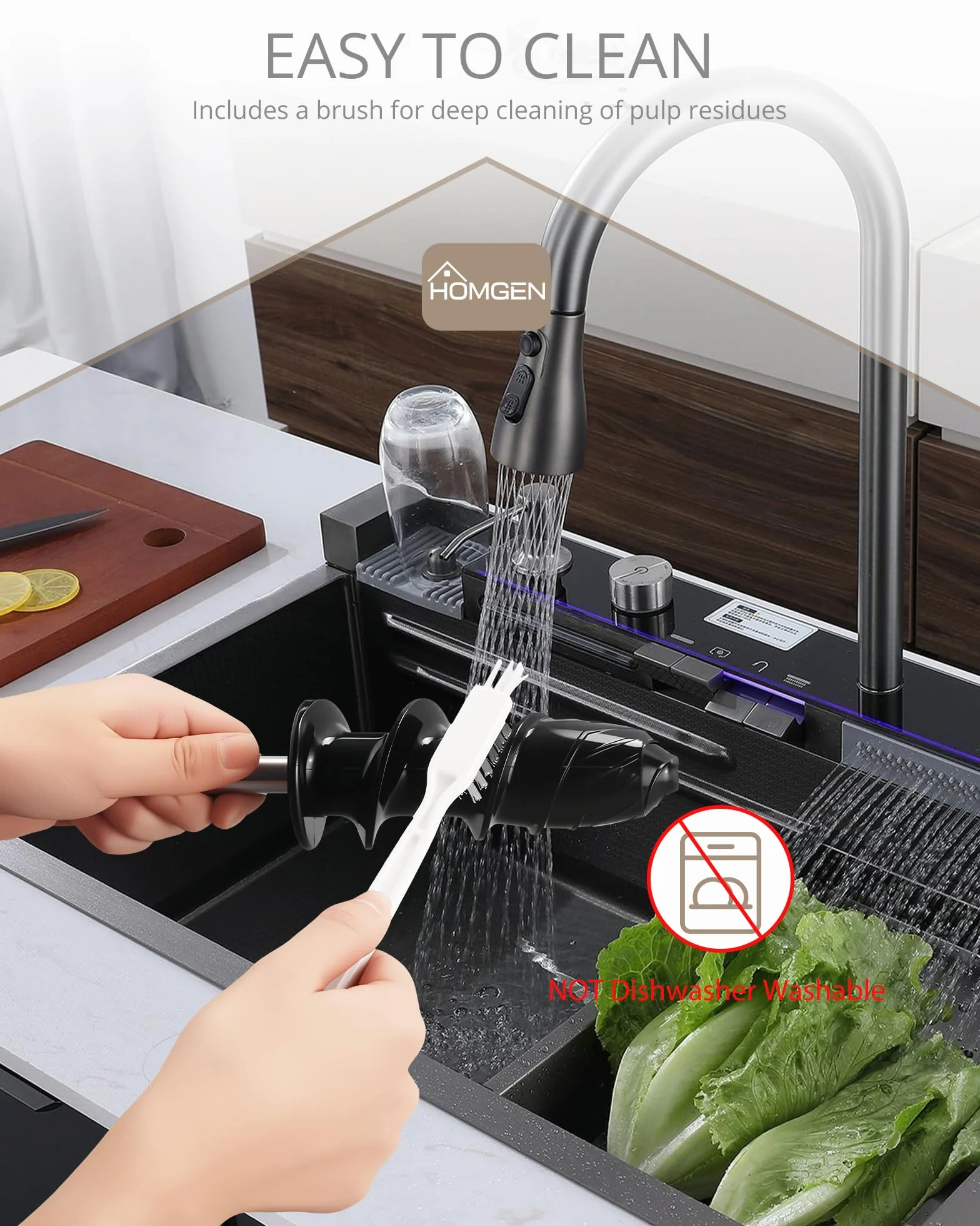 HOMGEN Nasadka do sokowirówki do miksera stojącego KitchenAid