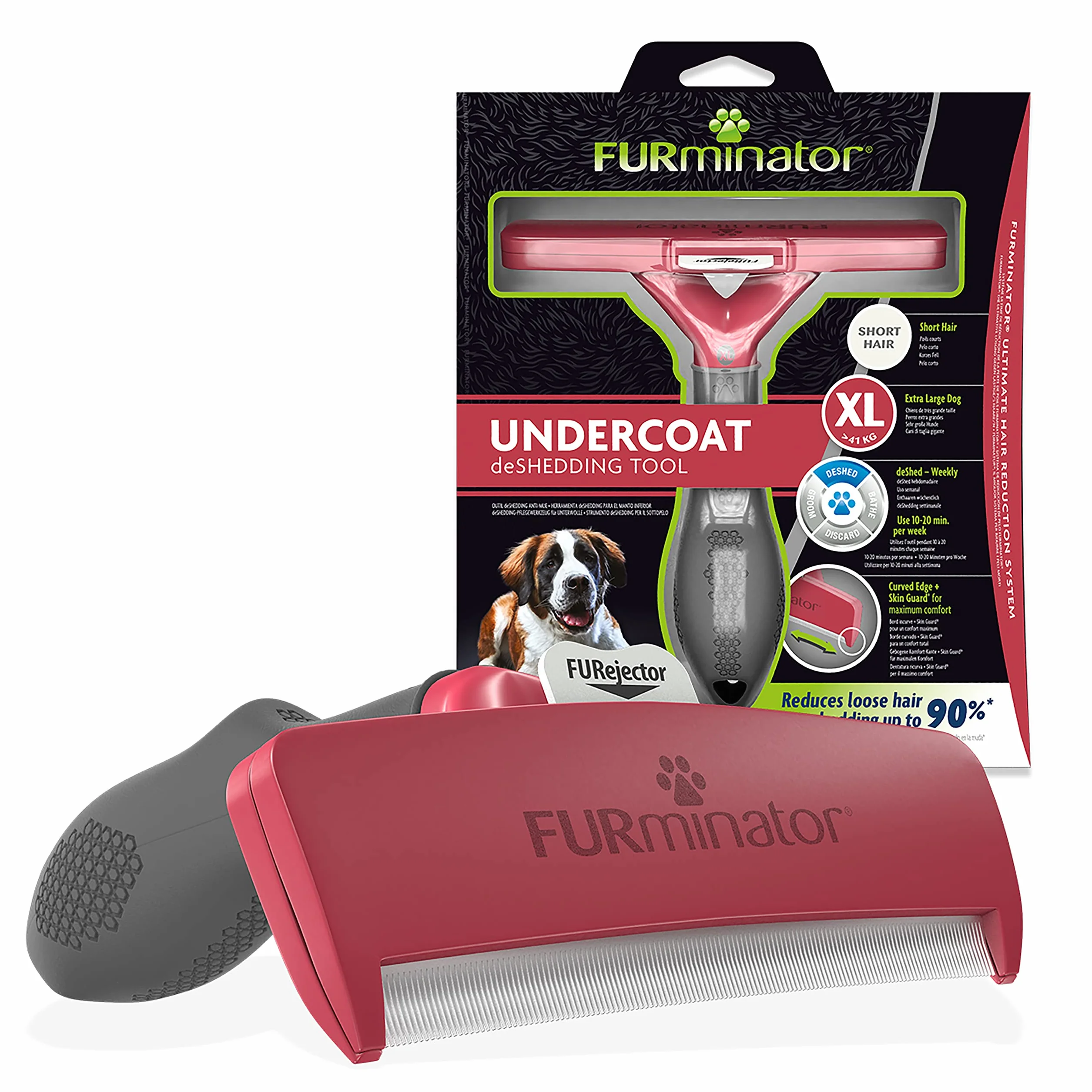 Furminator T691694 Szczotka Dla Psów, XL, Bezbarwny