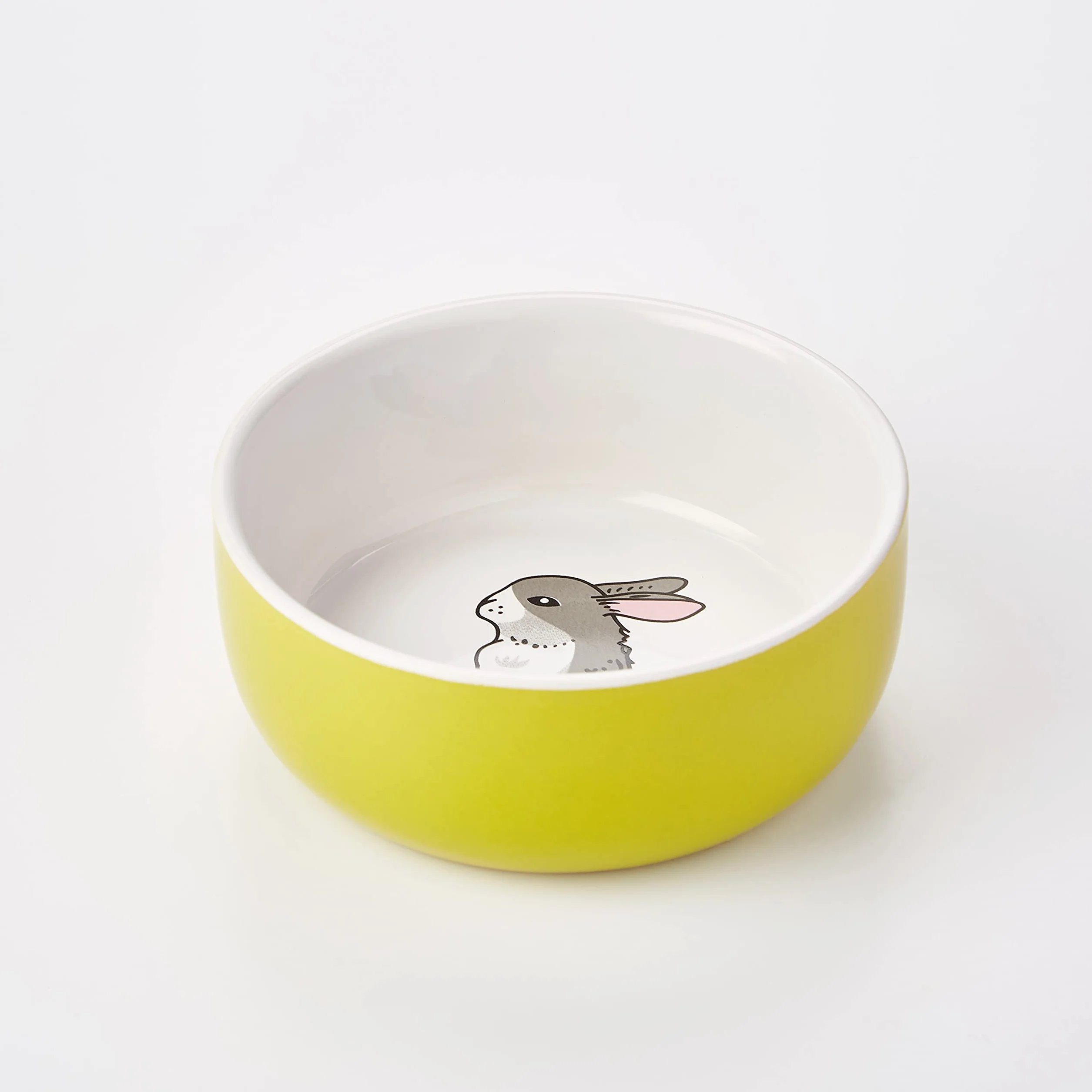 Nobby Ceramiczna miska na gryzonie zielona/biała Ø 11 cm