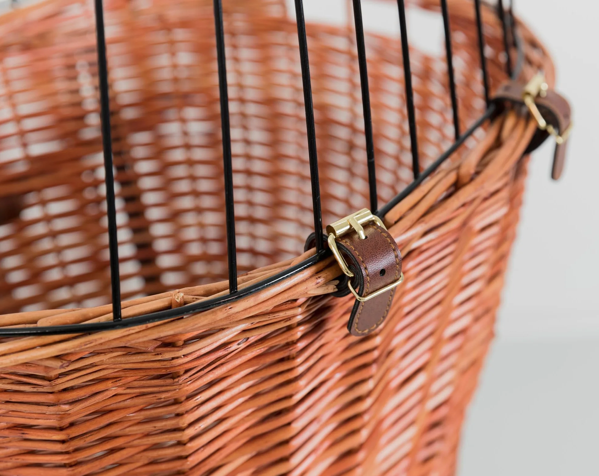 Trixie Przedni kosz rowerowy dla psa 44x48x33 cm naturalny