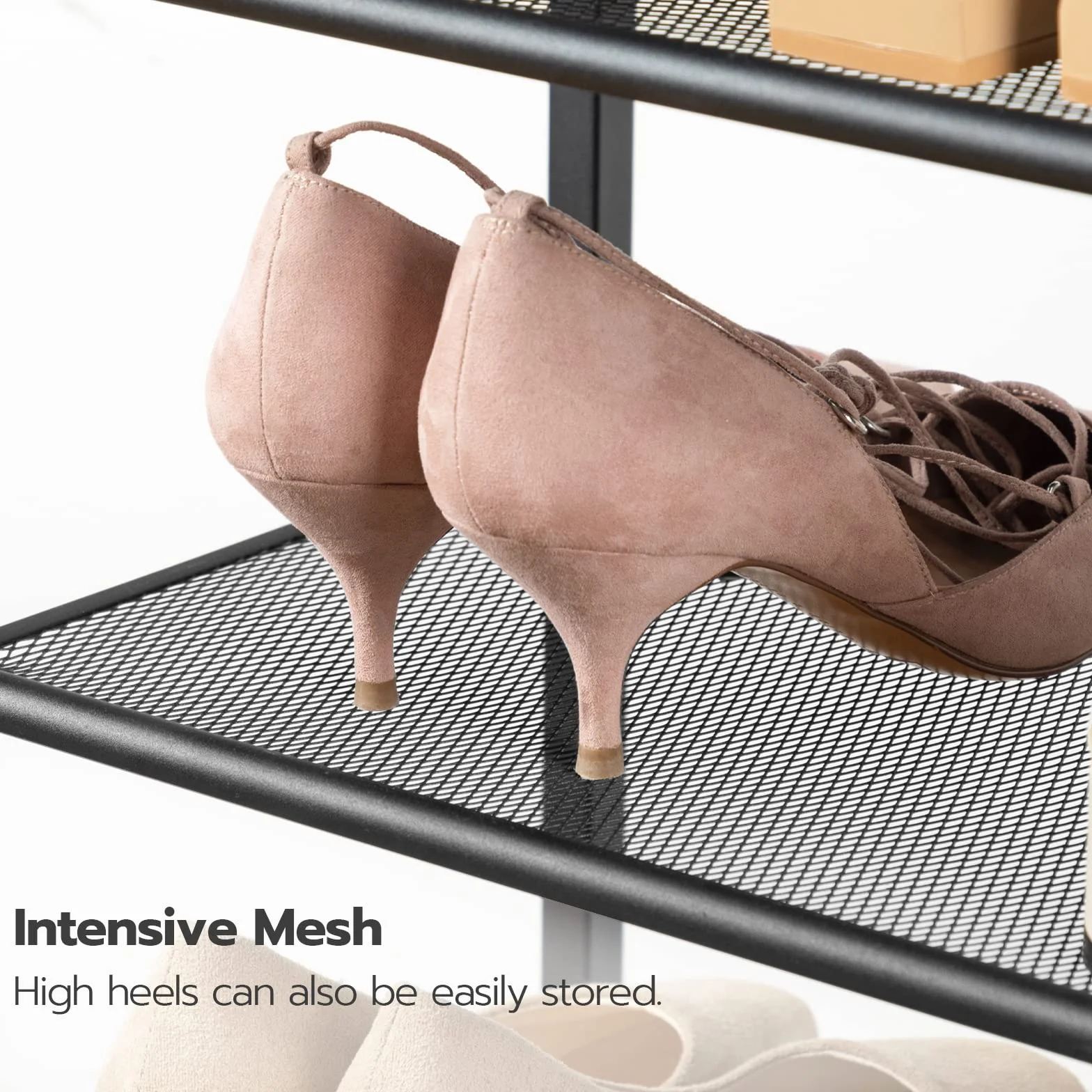HOOBRO Stojak na buty, 6-poziomowy organizer na buty, na 18-24 pary butów, półka do przechowywania butów o dużej pojemności, trwały i stabilny, do przedpokoju, przedpokoju, pokoju w akademiku, industrialny, rustykalny brązowy BF67XJ01G1