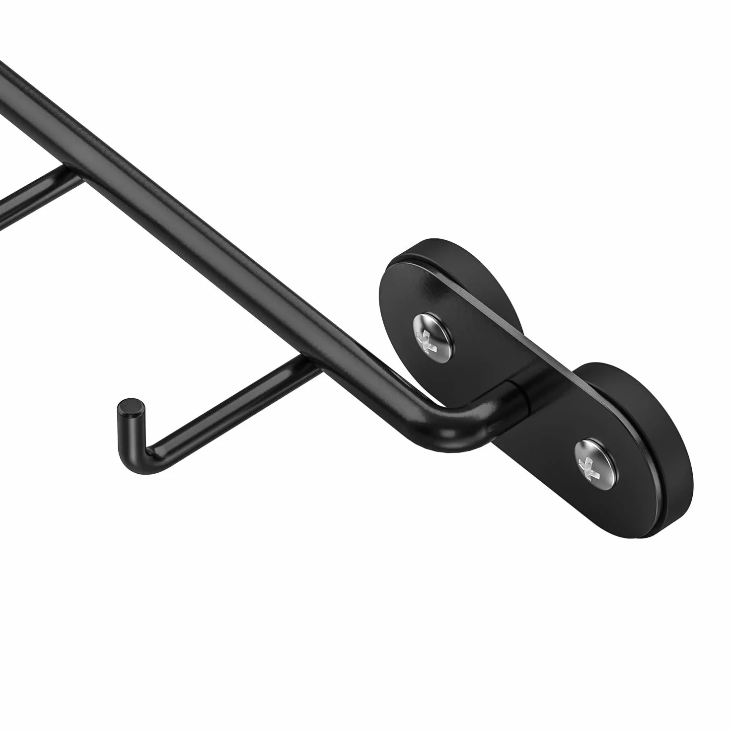 onlyfire Magnetyczny uchwyt na narzędzia do grilla – uniwersalny metalowy organizer na lodówkę, grill, sztućce, ręczniki, 4 haczyki do przechowywania przyborów kuchennych,