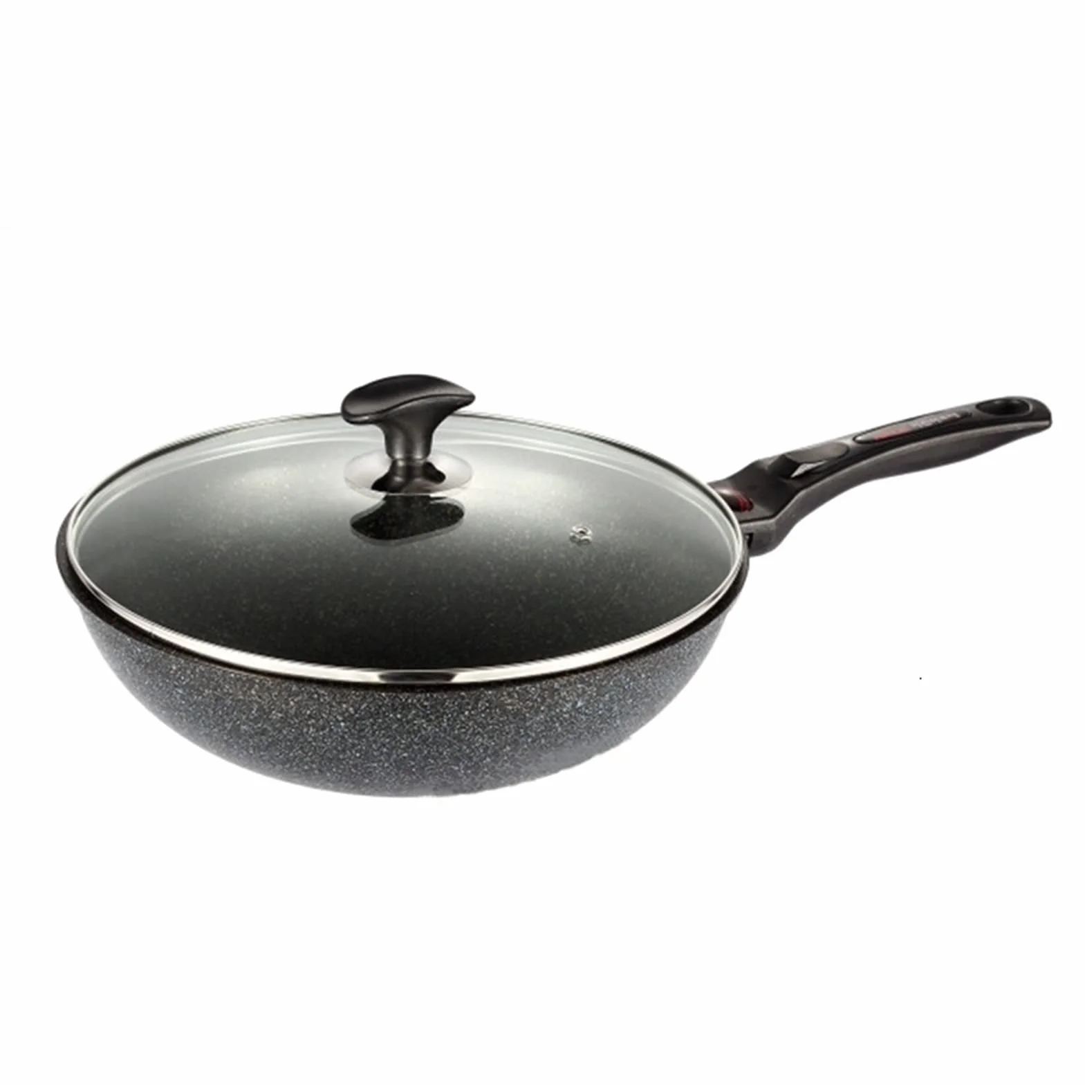 Pokrywka do garnka, Pokrywka 14CM-30CM Pokrywka szklana do patelni, rondla, garnka do gotowania, woka z pokrywką z gałką, pokrywki do patelni (18cm)