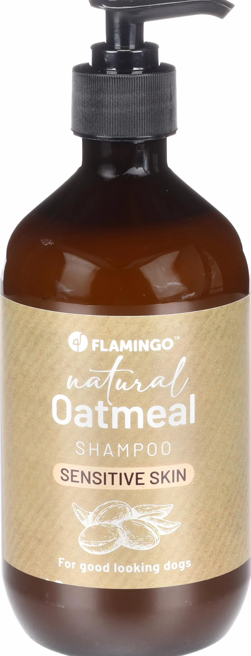 Flamingo Naturalny szampon owsiany dla psów z wrażliwą skórą 500 ml