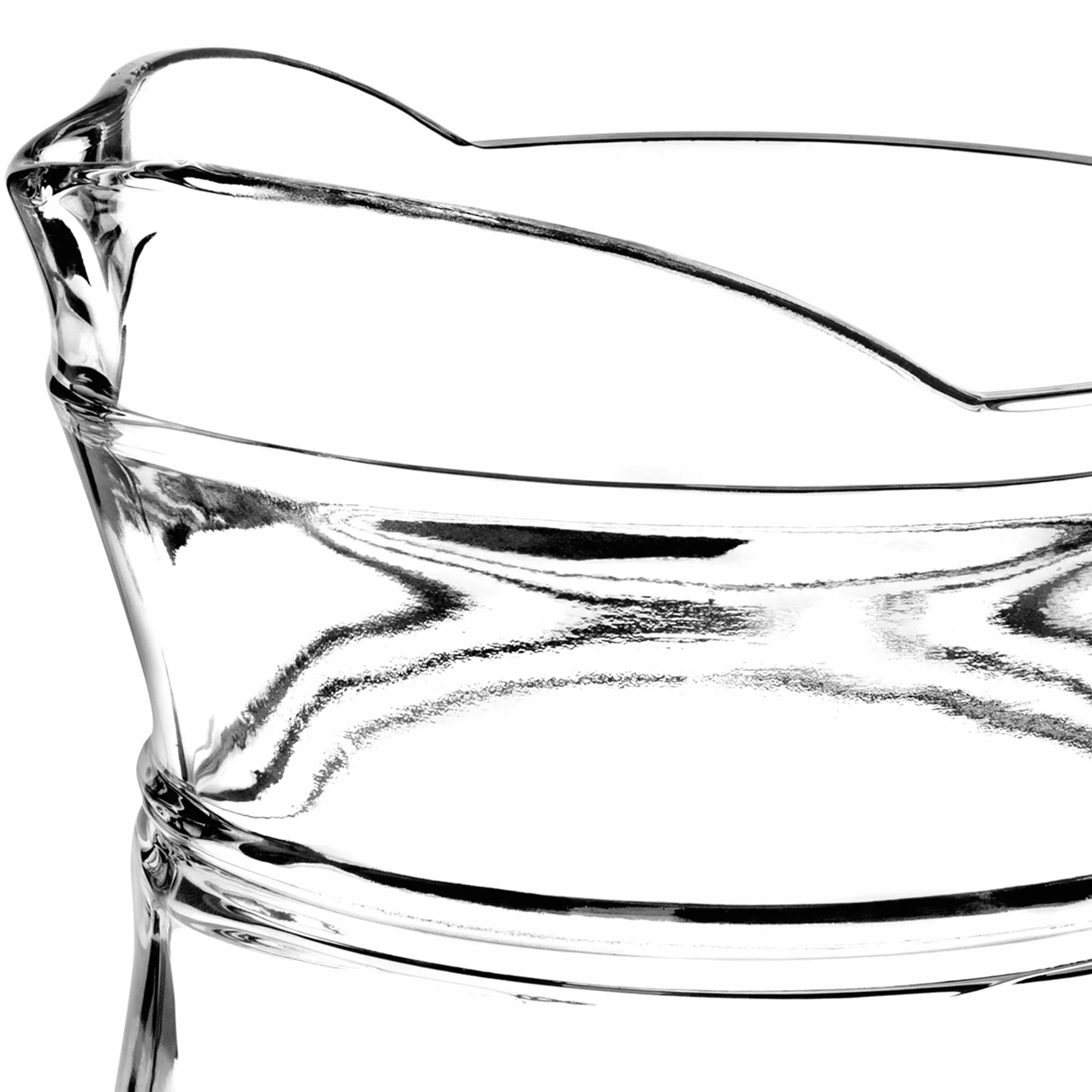KADAX Dzbanek szklany Theo 1,4 l - karafka z dzióbkiem i wygodnym uchwytem, z trwałego szkła, przezroczysta, do zimnych napojów: wody, soków, mleka, mrożonej herbaty