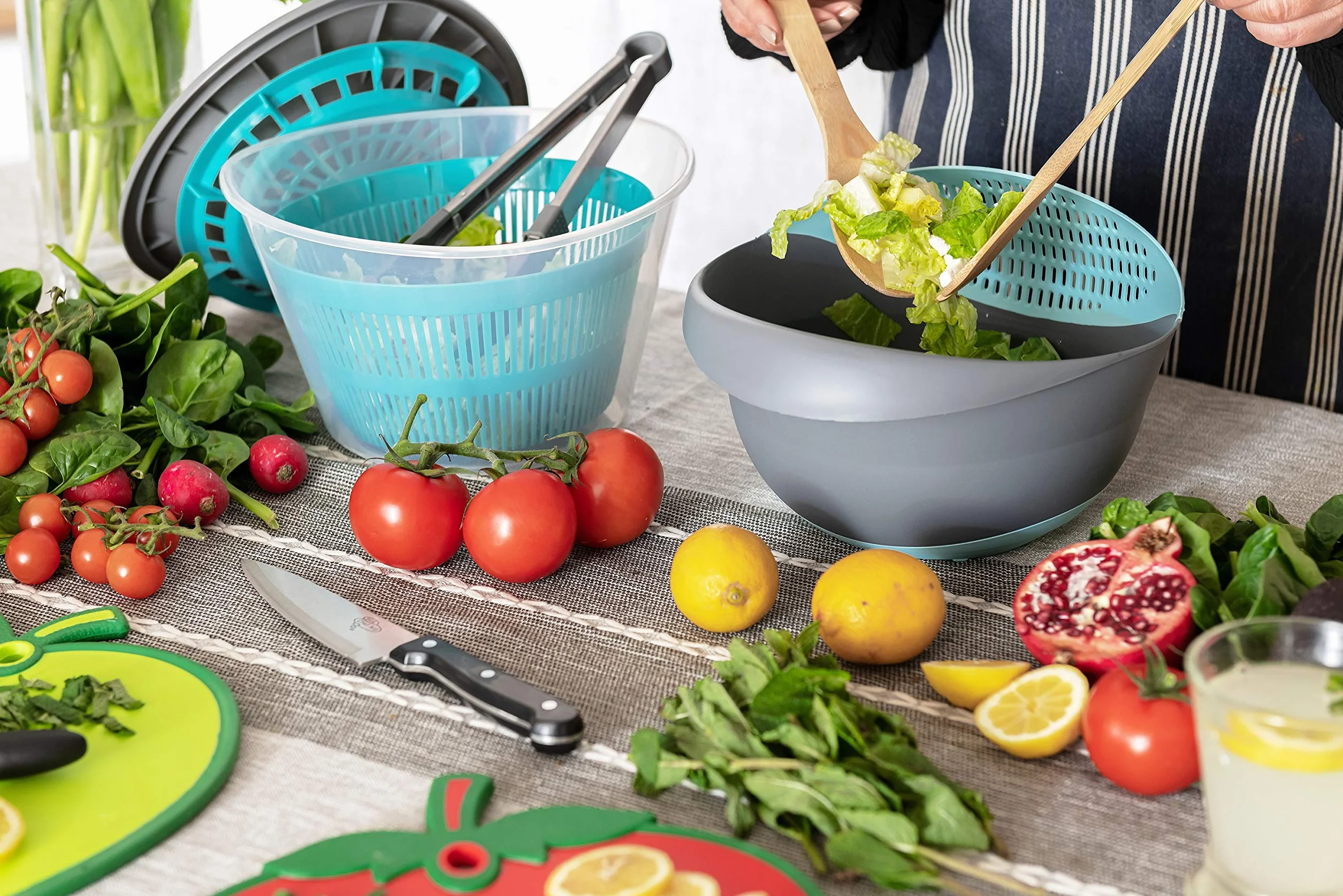 Chef Aid Nóż użytkowy z osłoną, czarny