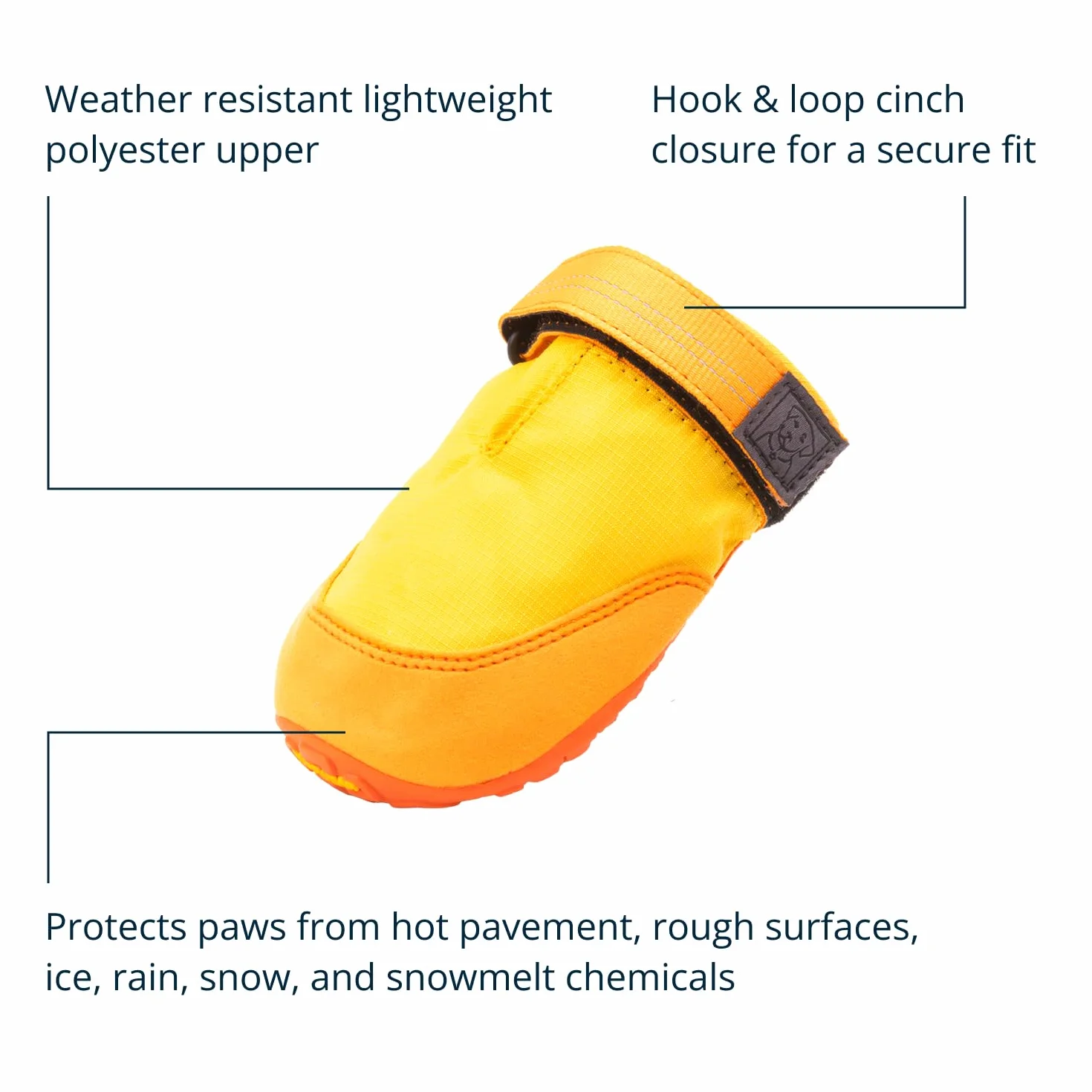 Ruffwear Summit Trex Buty dla psów XS żółte
