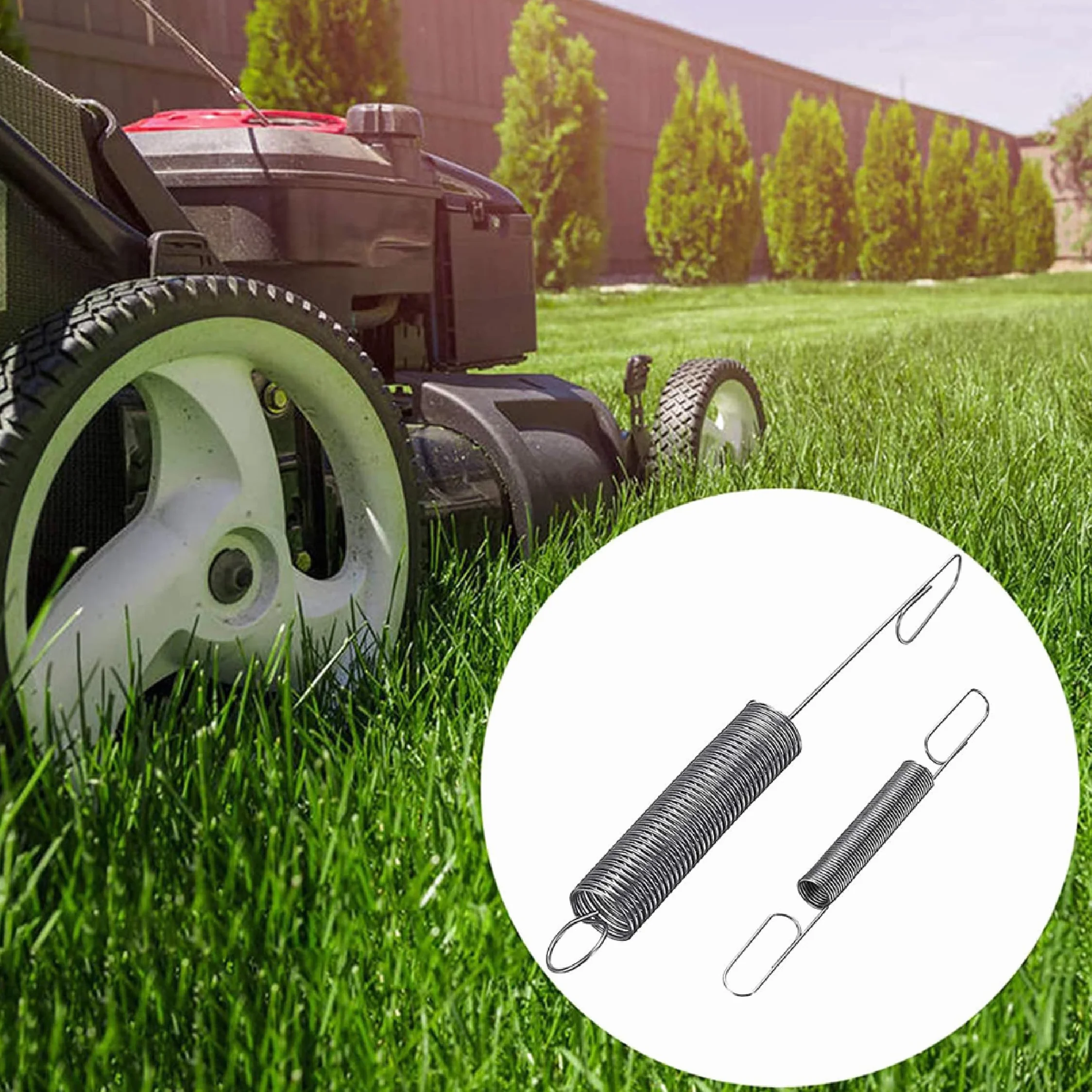 Stratton Briggs części zamienne, 6 sztuk, sprężyna, regulator, sprężyna do kosiarki, do silników Briggs & Stratton (6,6 x 0,2 cala, 3,5 x 1,5 cm)