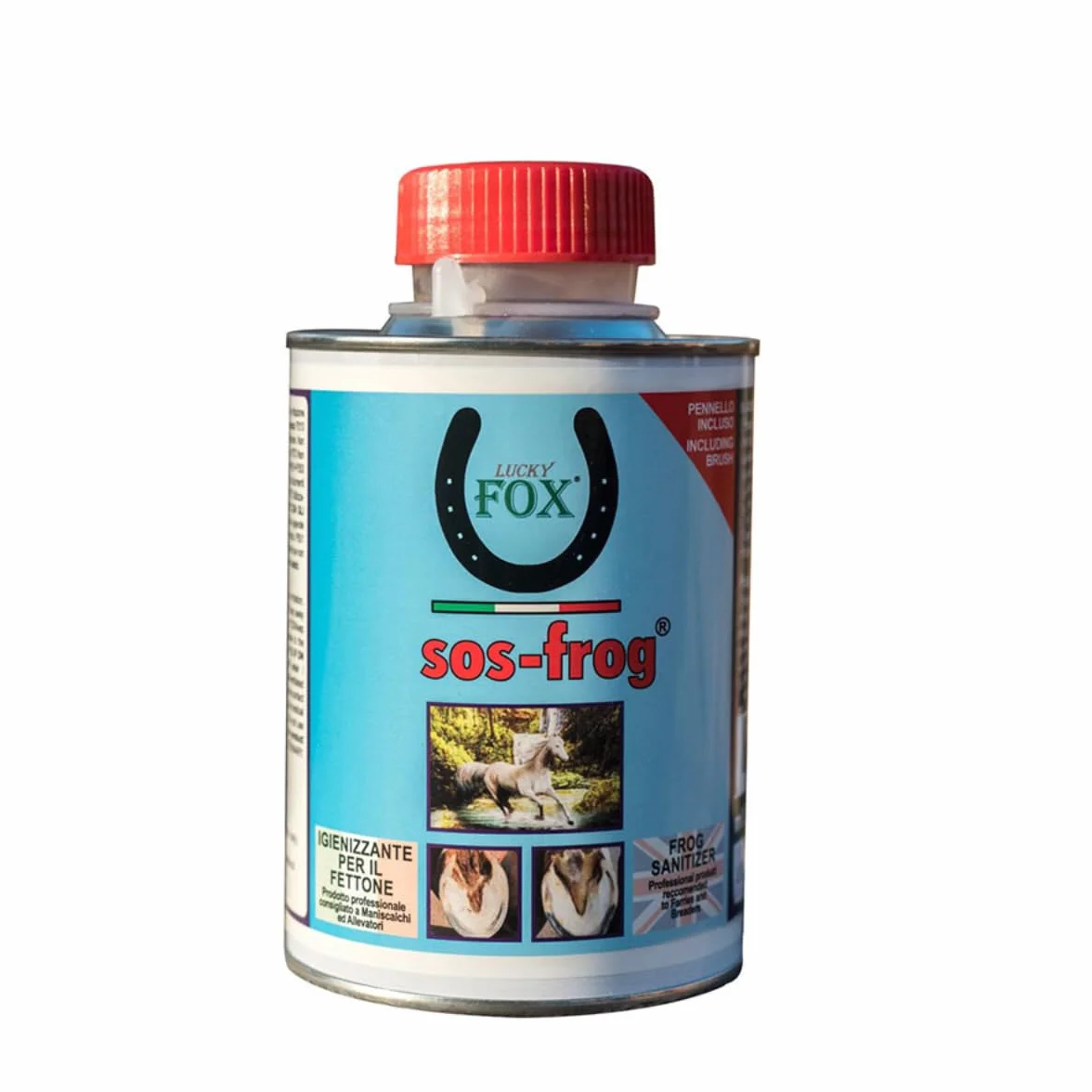 Lucky Fox SOS FROG® profesjonalny środek dezynfekujący dla koni 500 ml