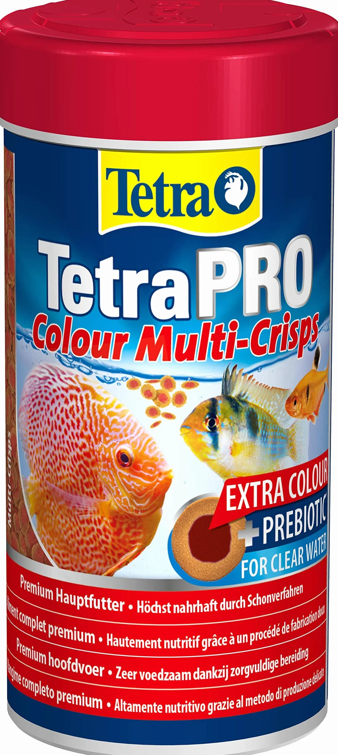 Tetra Pro Colour Multi-Crisps – karma dla ryb premium z koncentratem barwnym dla pięknych, kolorowych ryb, 250 ml