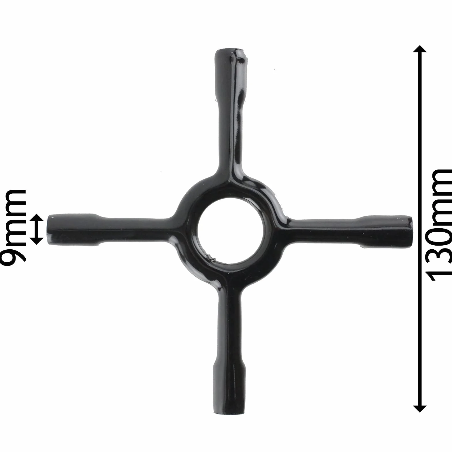 SPARES2GO Uniwersalna płyta gazowa ceramiczna patelnia podpierająca stojak Moka (mały, 130 mm)