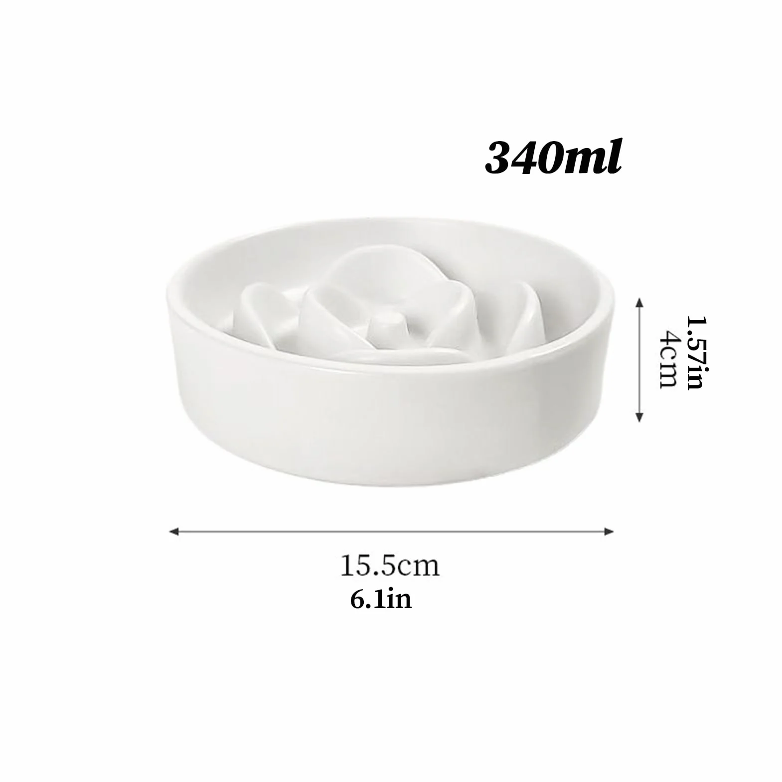 Dog Bowl Slow Feeder Interactive Feeding Game Puzzle Bowls Healthy Eating Prevents Bloating Choking Pet Bowl