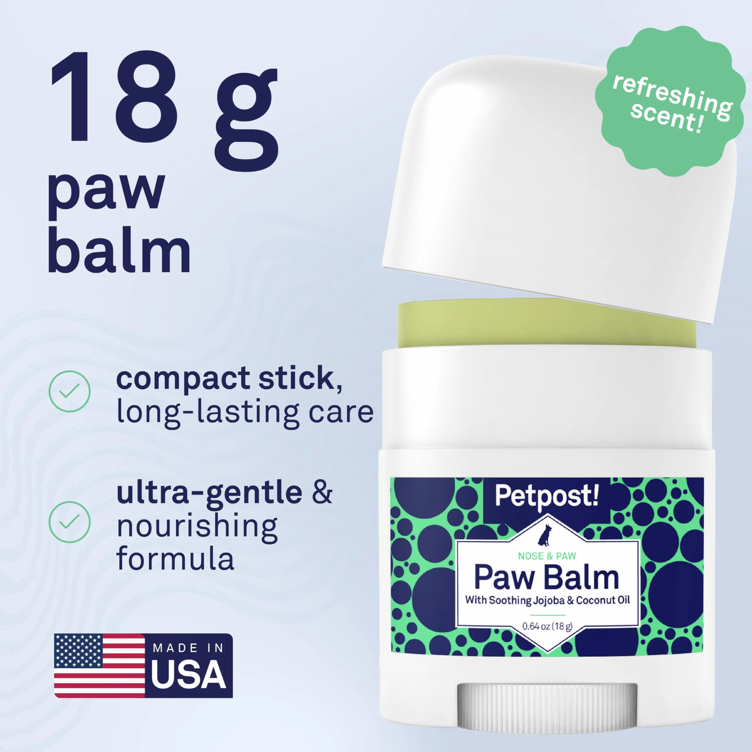 Petpost | Paw Balm for Dogs - Nourishing Cream Soothes Itchy, Dry Dog Paws with Moisturizing Ingredients - Organic Coconut Oil, Jojoba Oil, and Shea Butter