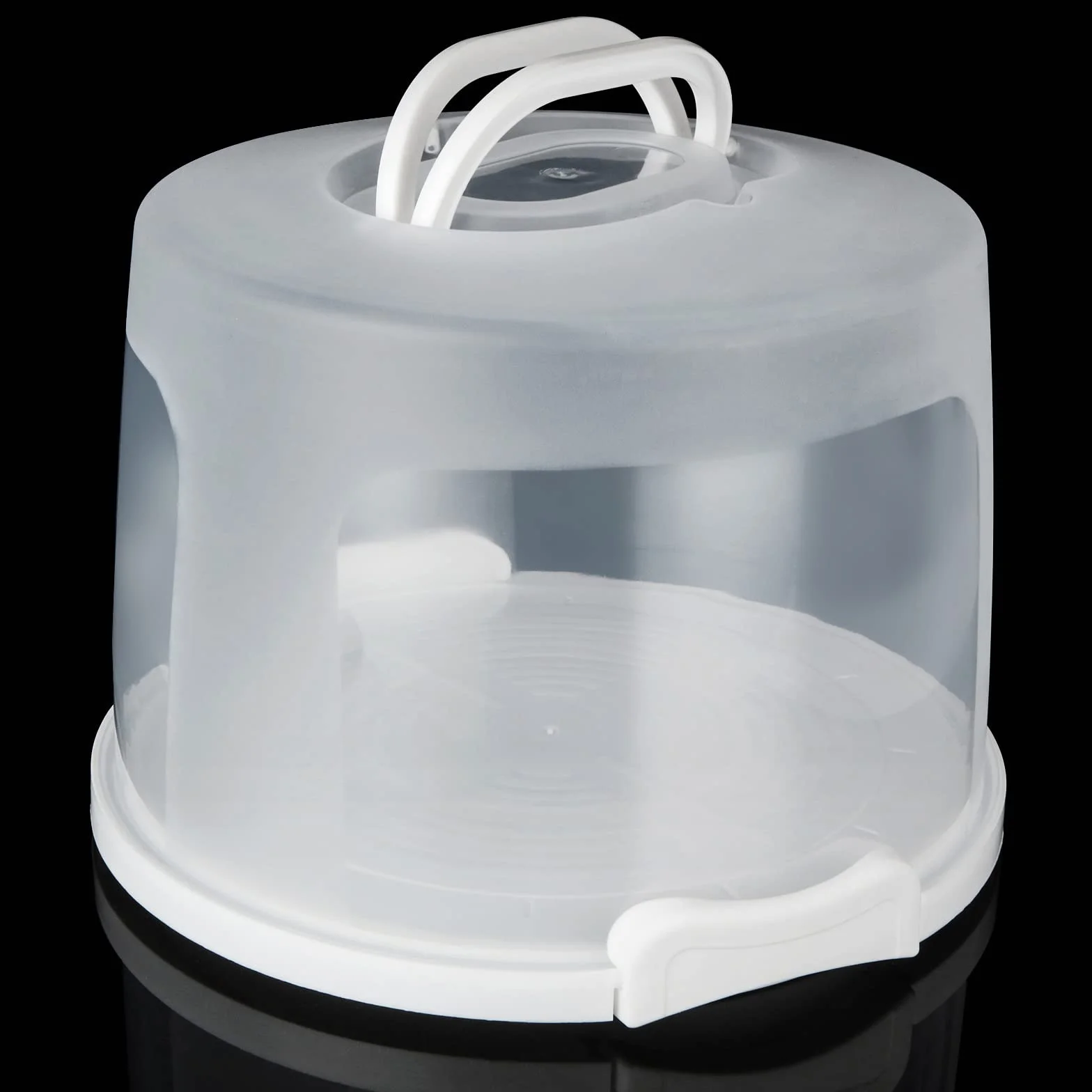 plastikowa skrzynka transportowa na ciasta, 30 x 26 x 18 cm, hermetyczna skrzynka na tort z uchwytem i pokrywką, duża przenośna skrzynka na ciasta, ciasta, ciastka, tort